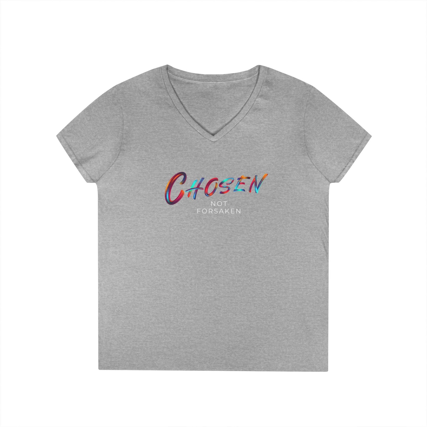 Chosen, Not Forsaken V-Neck T-Shirt
