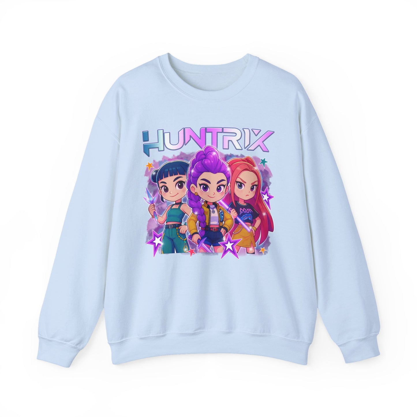 Kpop HUNTRIX cartoon Crewneck Sweatshirt