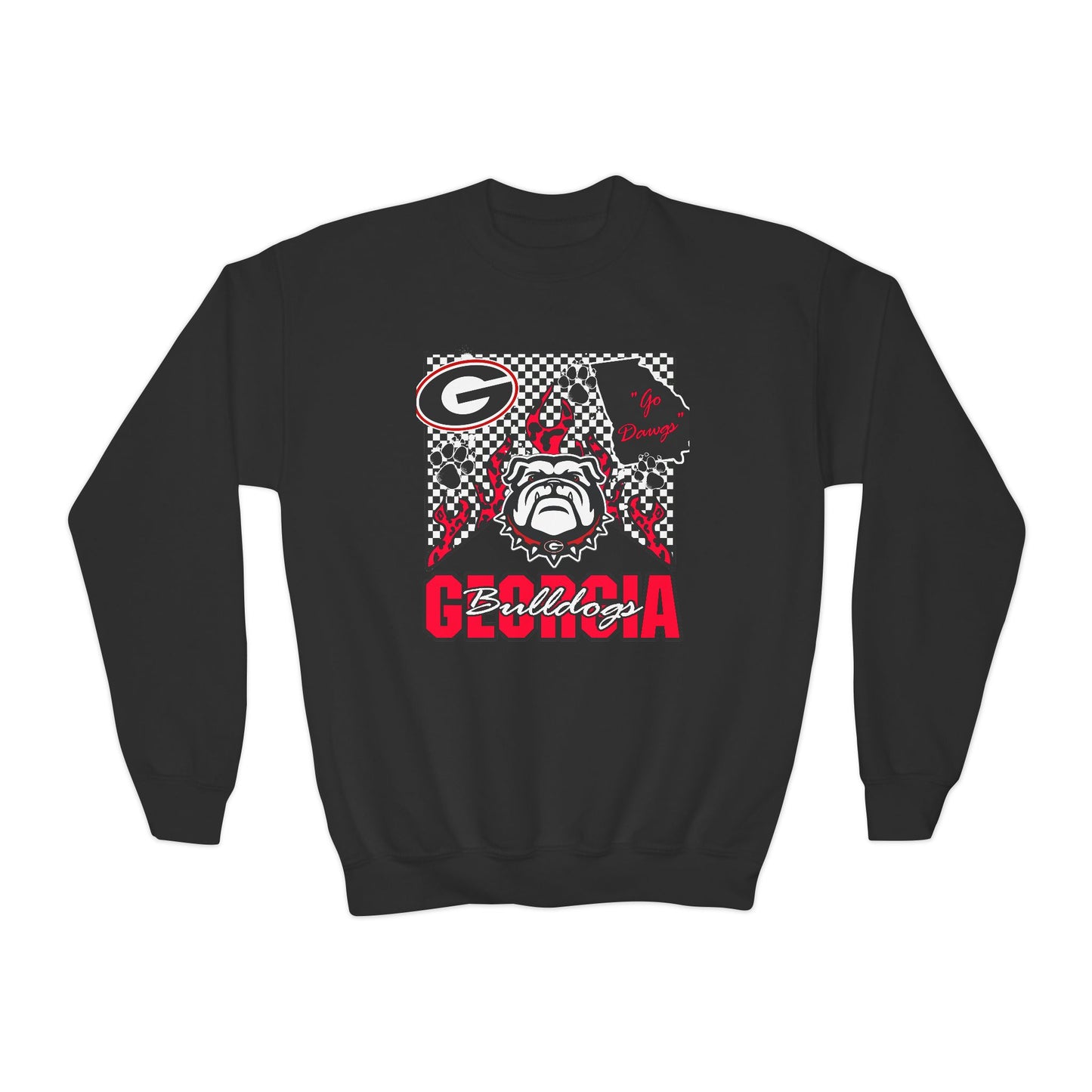 Georgia Bulldogs Youth Crewneck Sweatshirt