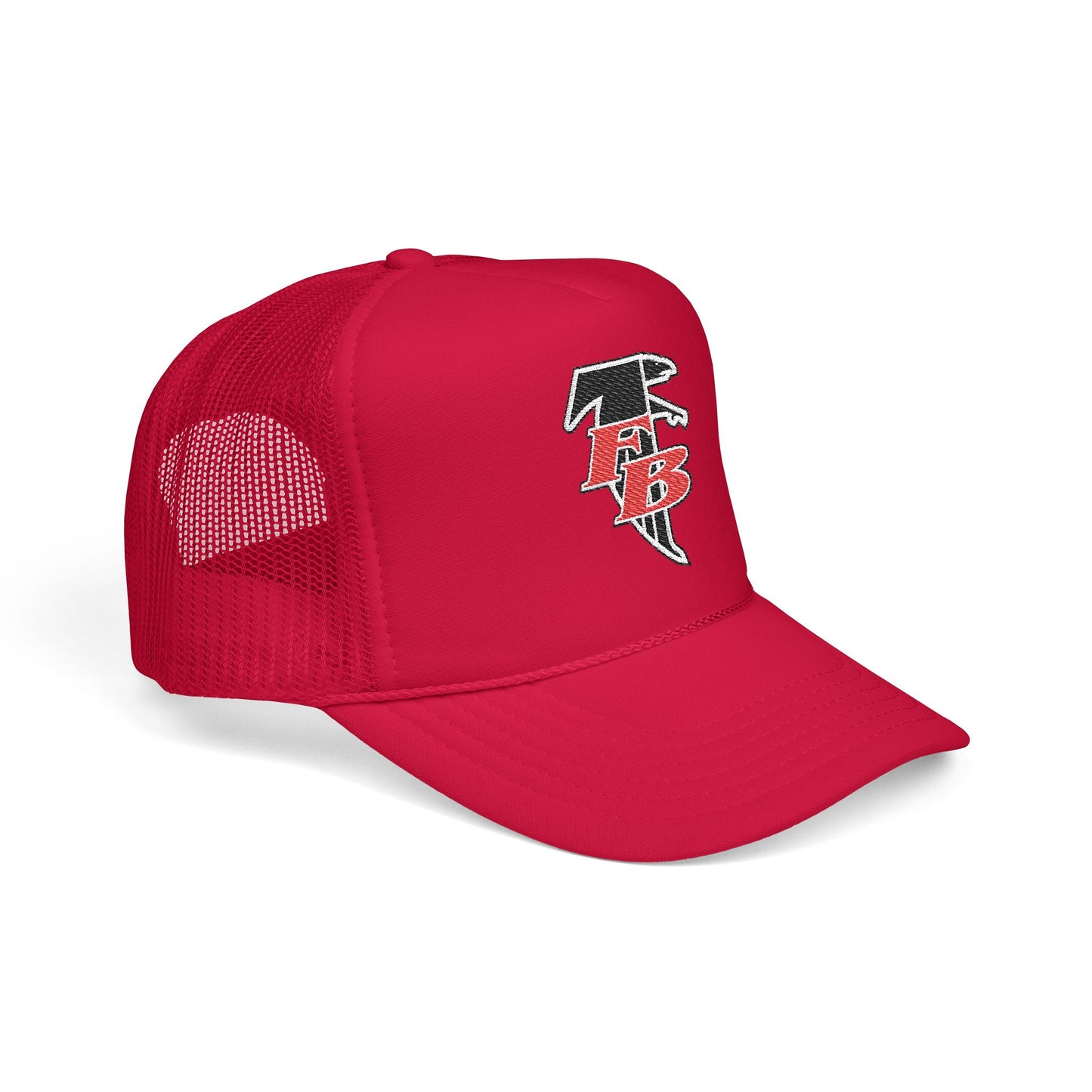 Embroidery Foam Trucker Hat, Sporty Casual Cap, Gift for Dad, Summer Style Hat, Outdoor Adventure Gear, Team Spirit Merchandise