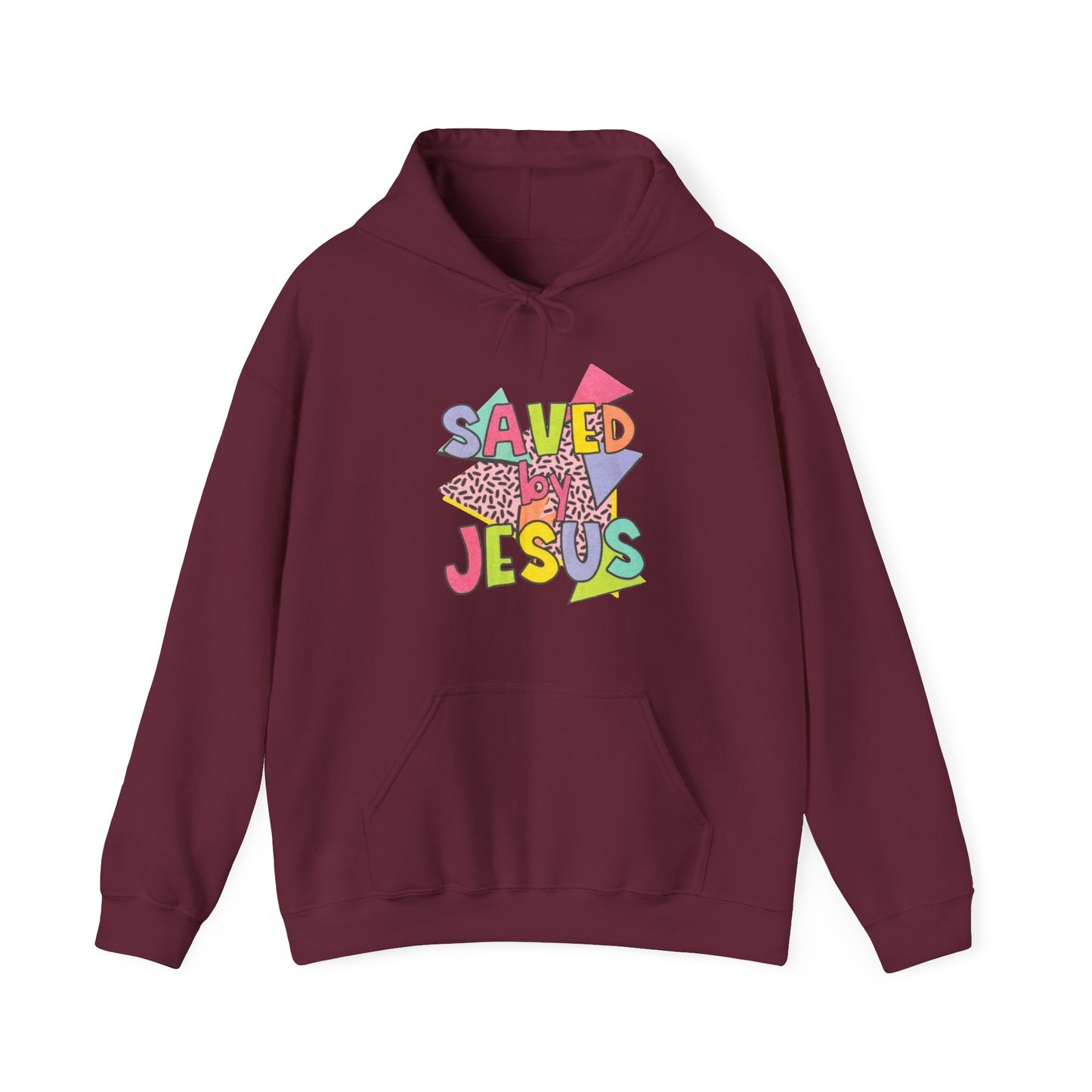 Retro Saved by Jesus Hoodie