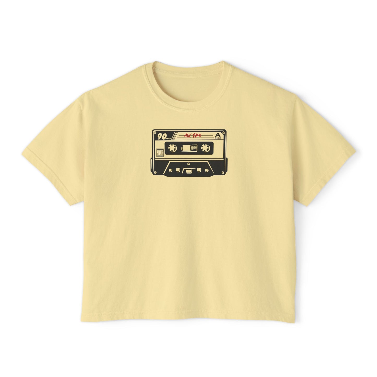Retro 90s Cassette Women's Boxy Tee