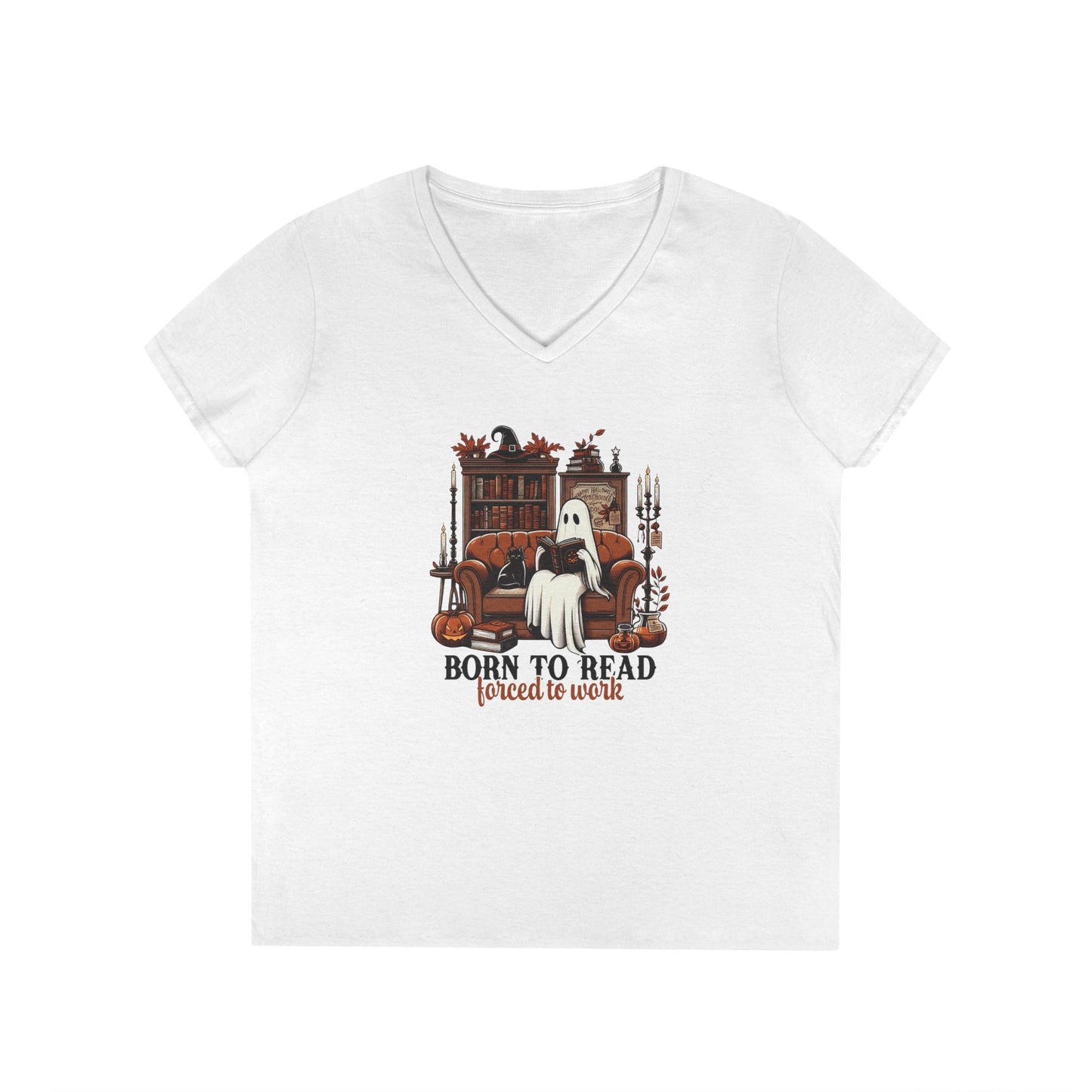 Forced to Work V-Neck T-Shirt