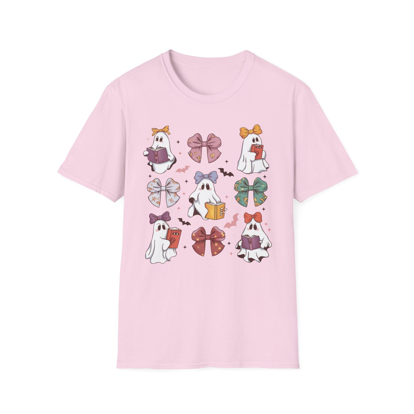 Ghosts & Books Softstyle T-Shirt