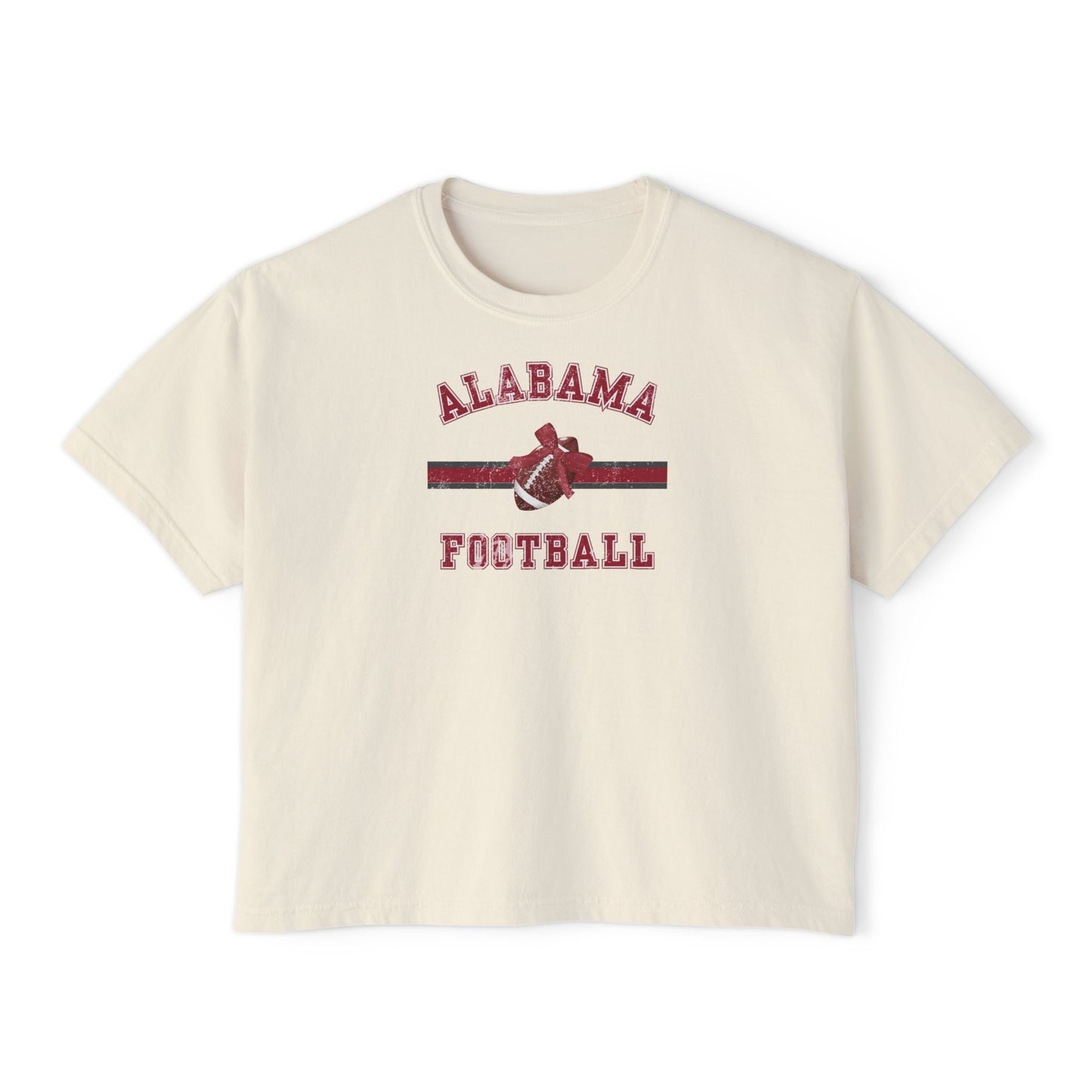 Alabama Football Women's Boxy Tee
