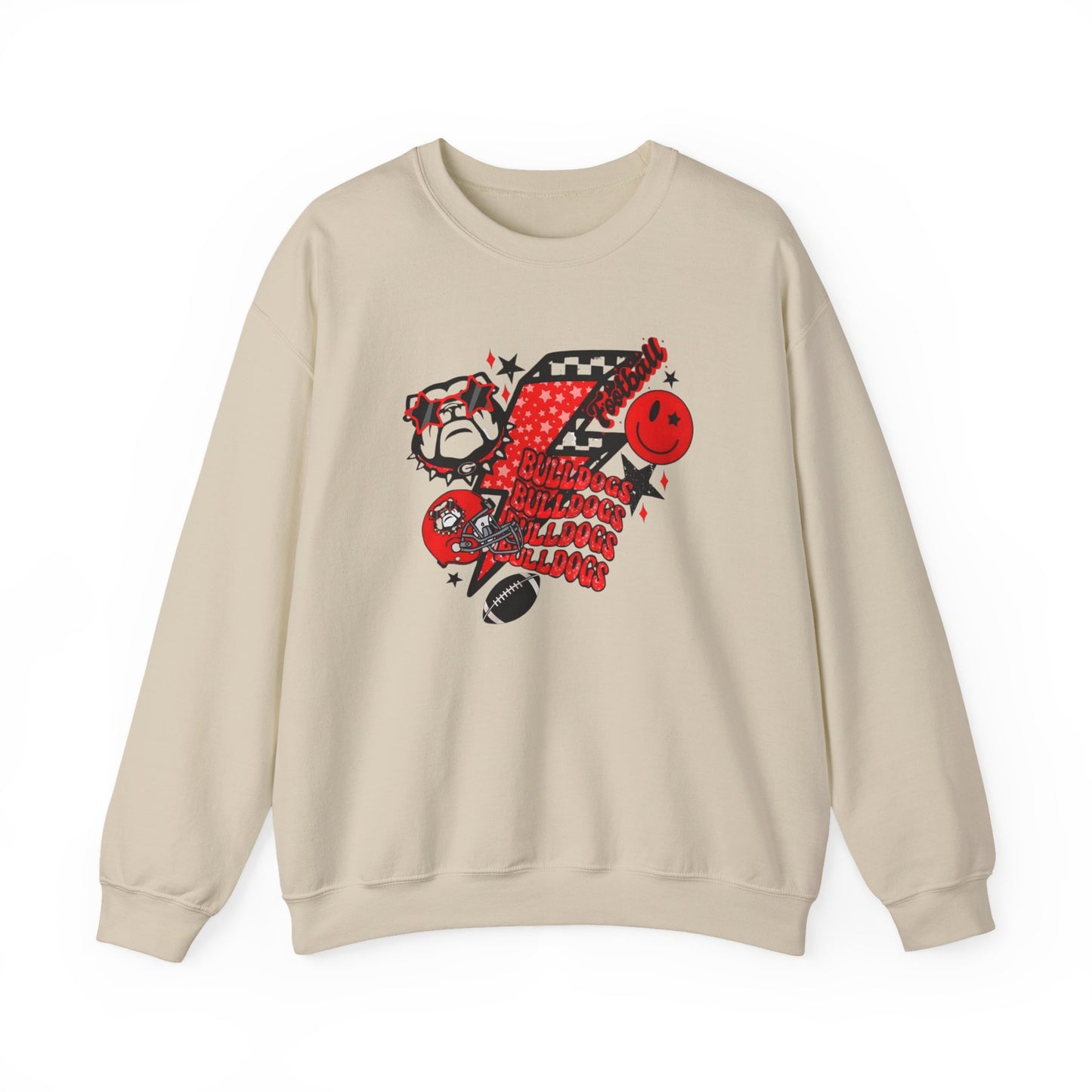 Fun Bulldogs Graphic Sweatshirt