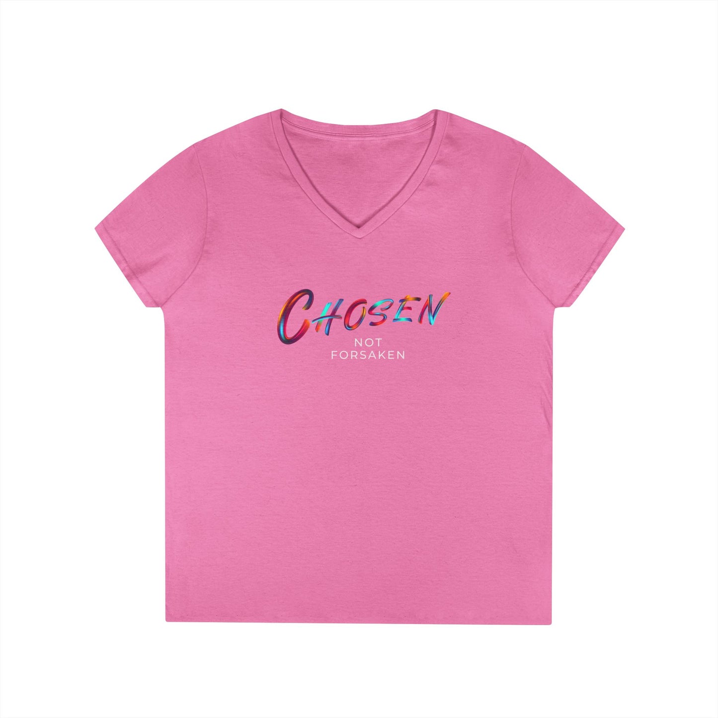 Chosen, Not Forsaken V-Neck T-Shirt
