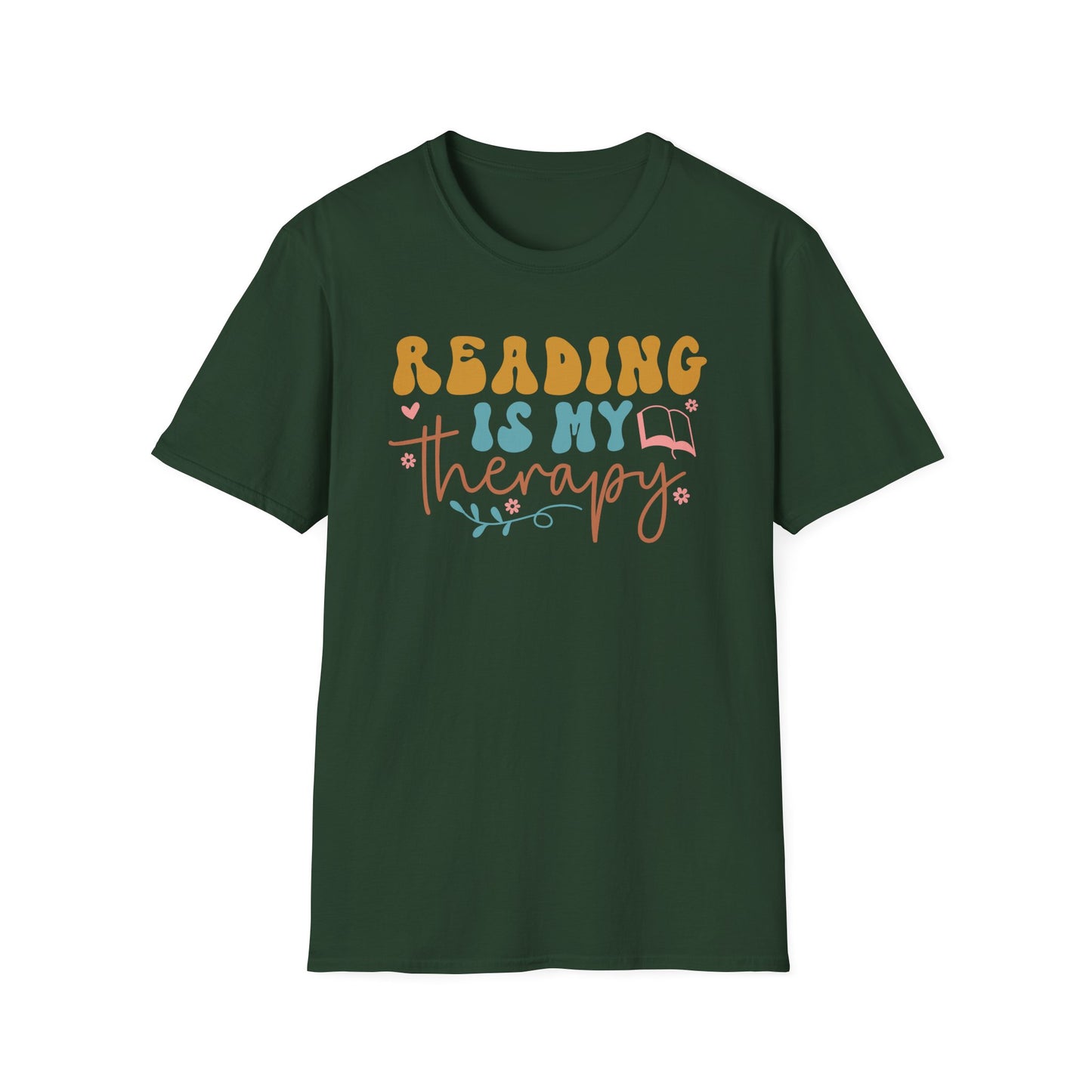 Reading is My Therapy Unisex T-Shirt