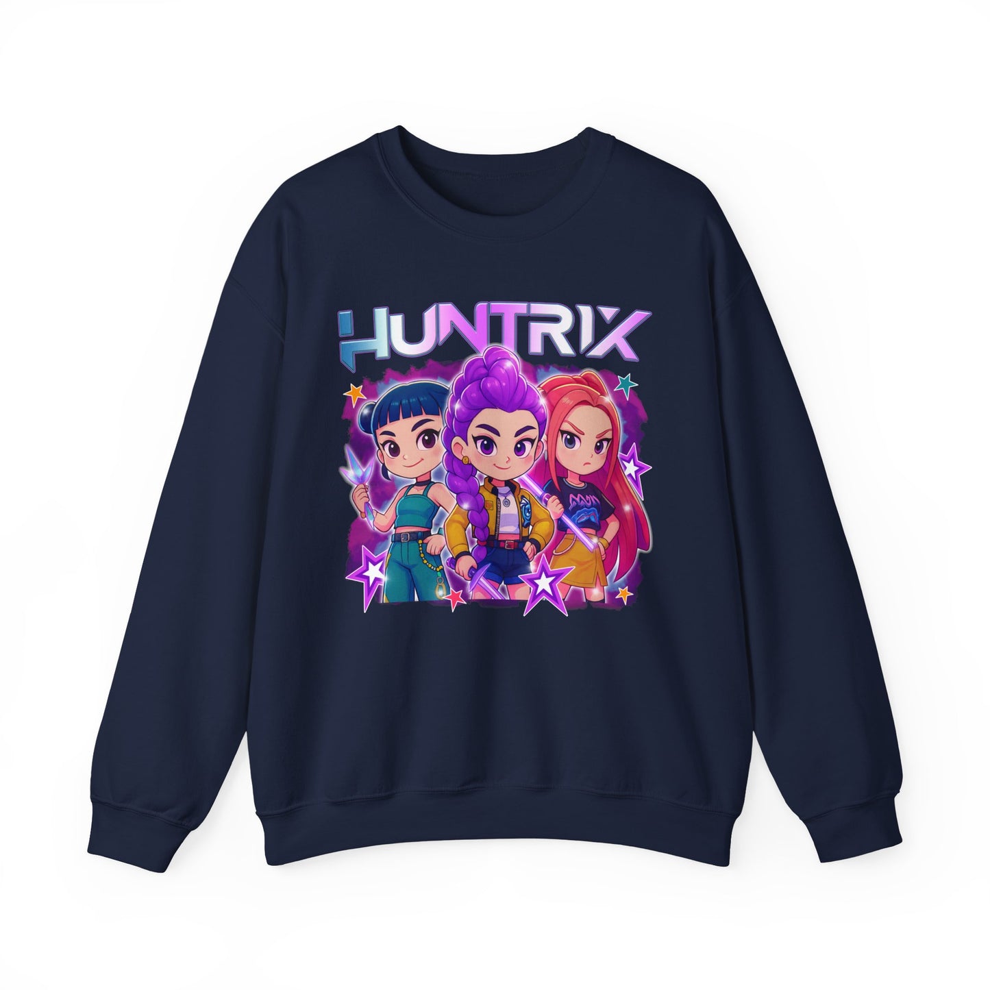 Kpop HUNTRIX cartoon Crewneck Sweatshirt