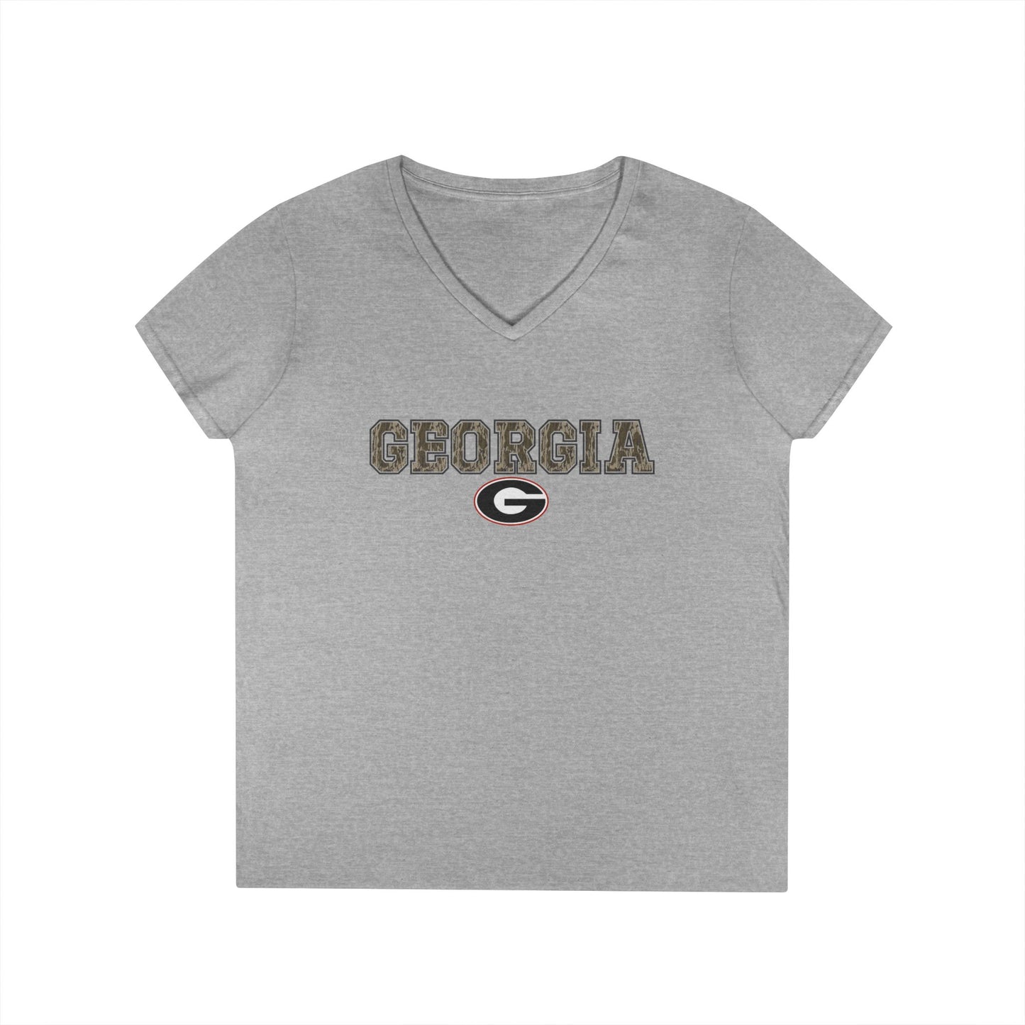 Camo Georgia G V-Neck T-Shirt