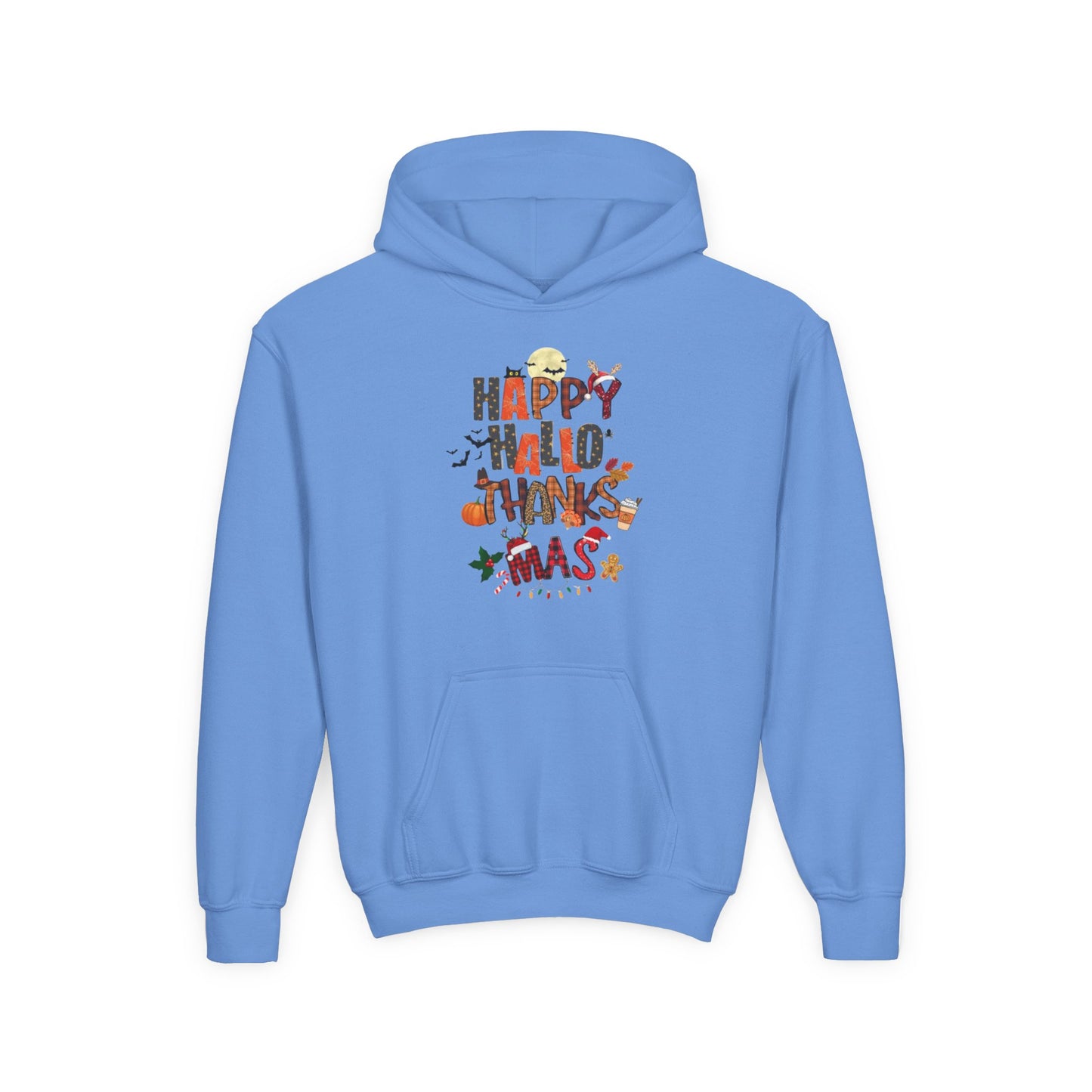 Happy Hallothanksmas Youth Hoodie