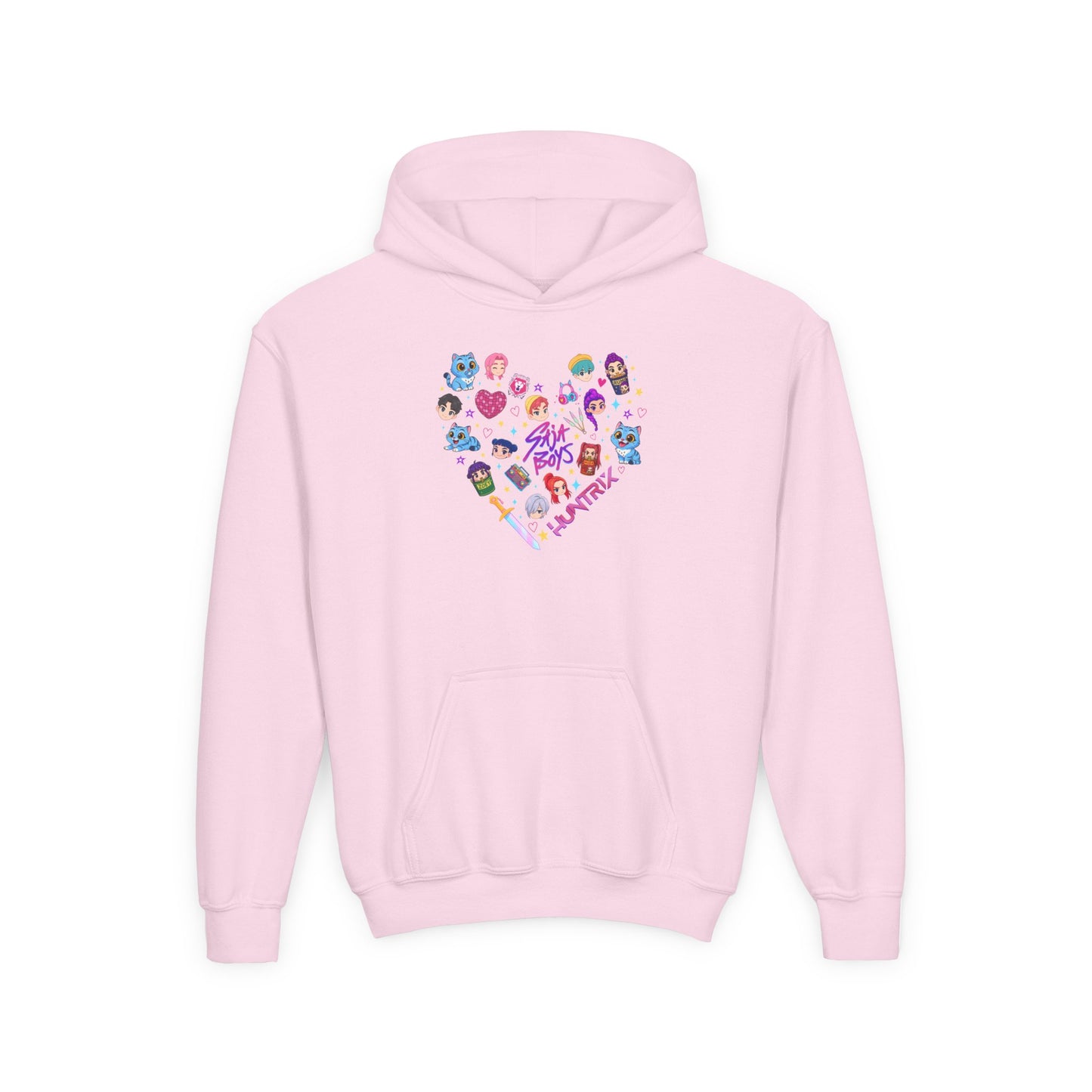 Youth Kpop Character Heart Hoodie