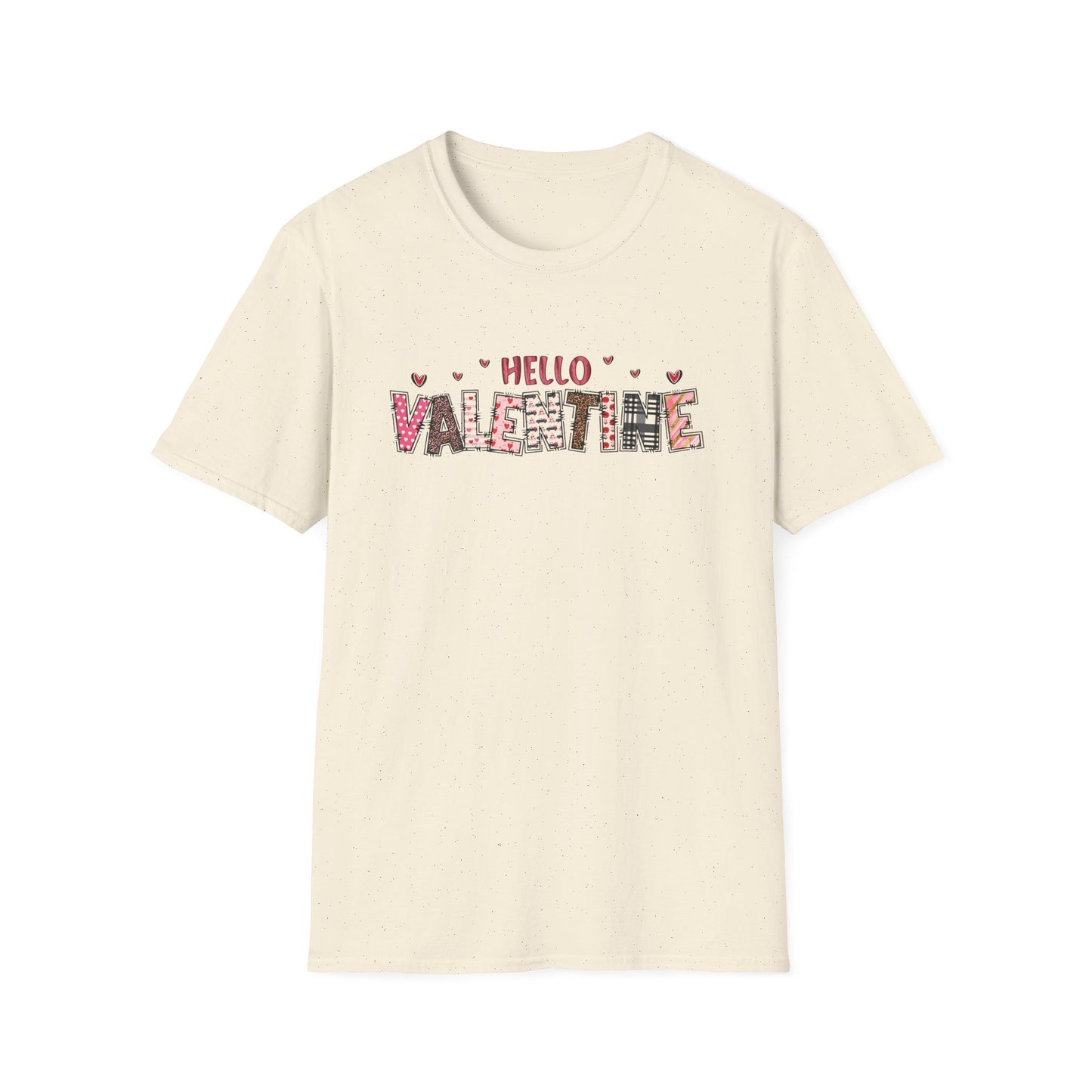 Valentine Floral "Hello Valentine" T-Shirt