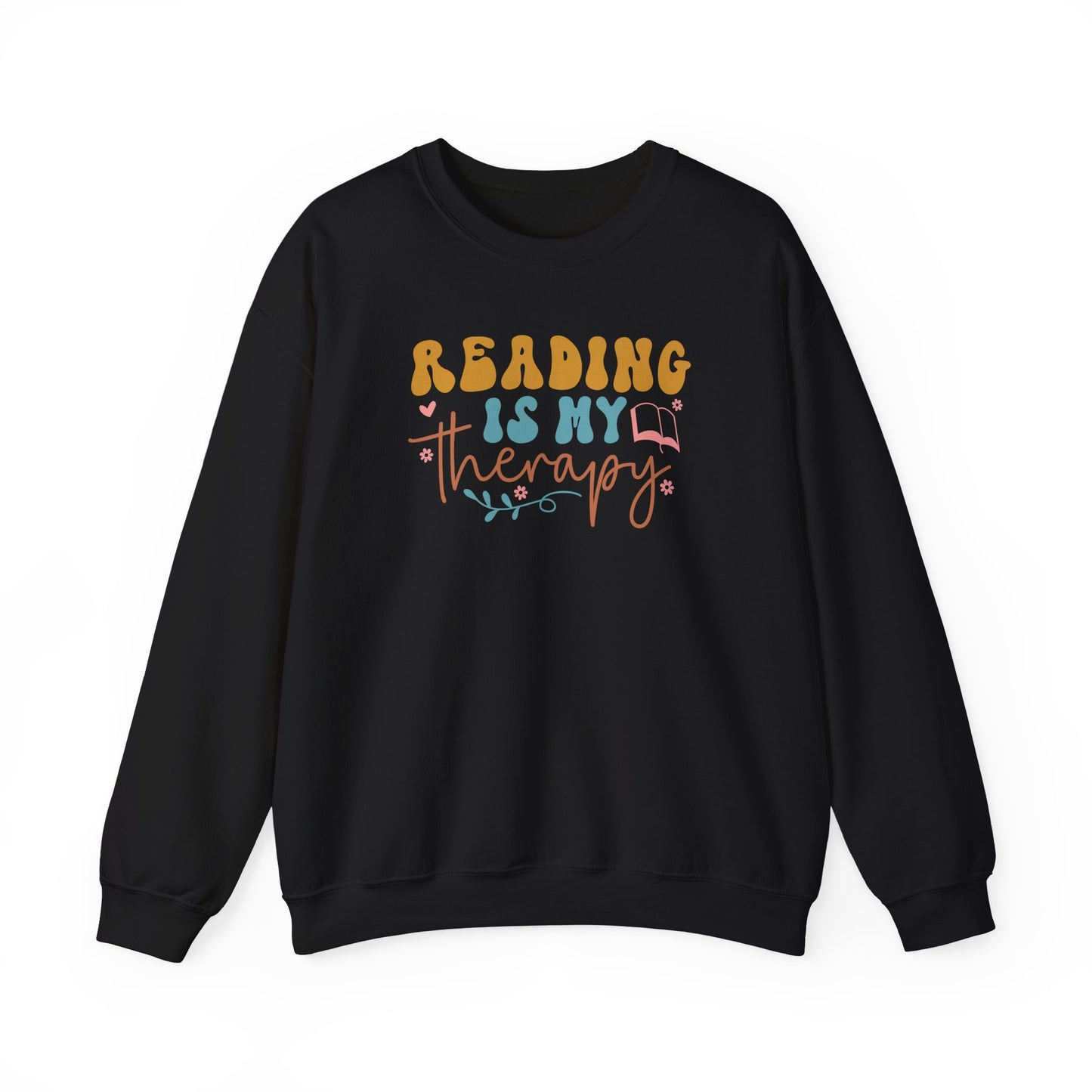Reading Is My Therapy Crewneck Sweatshirt