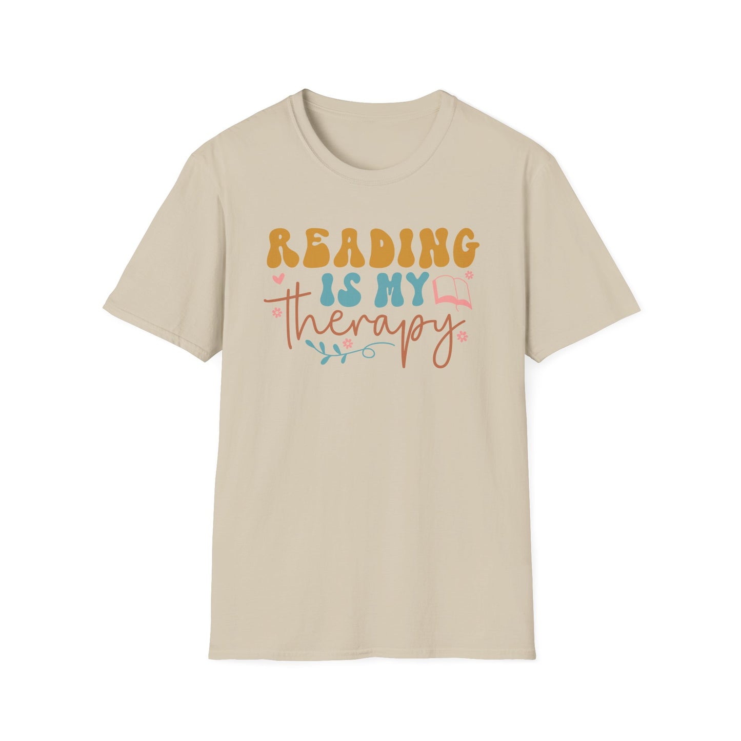 Reading is My Therapy Unisex T-Shirt