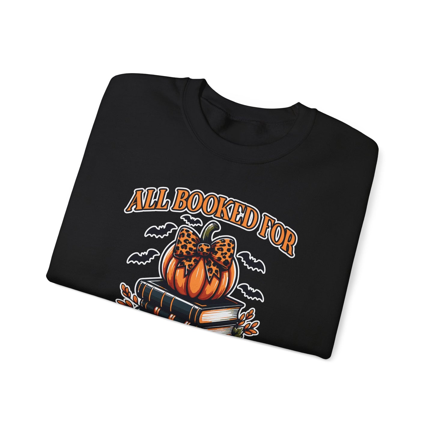 All Booked For Halloween Crewneck Sweatshirt
