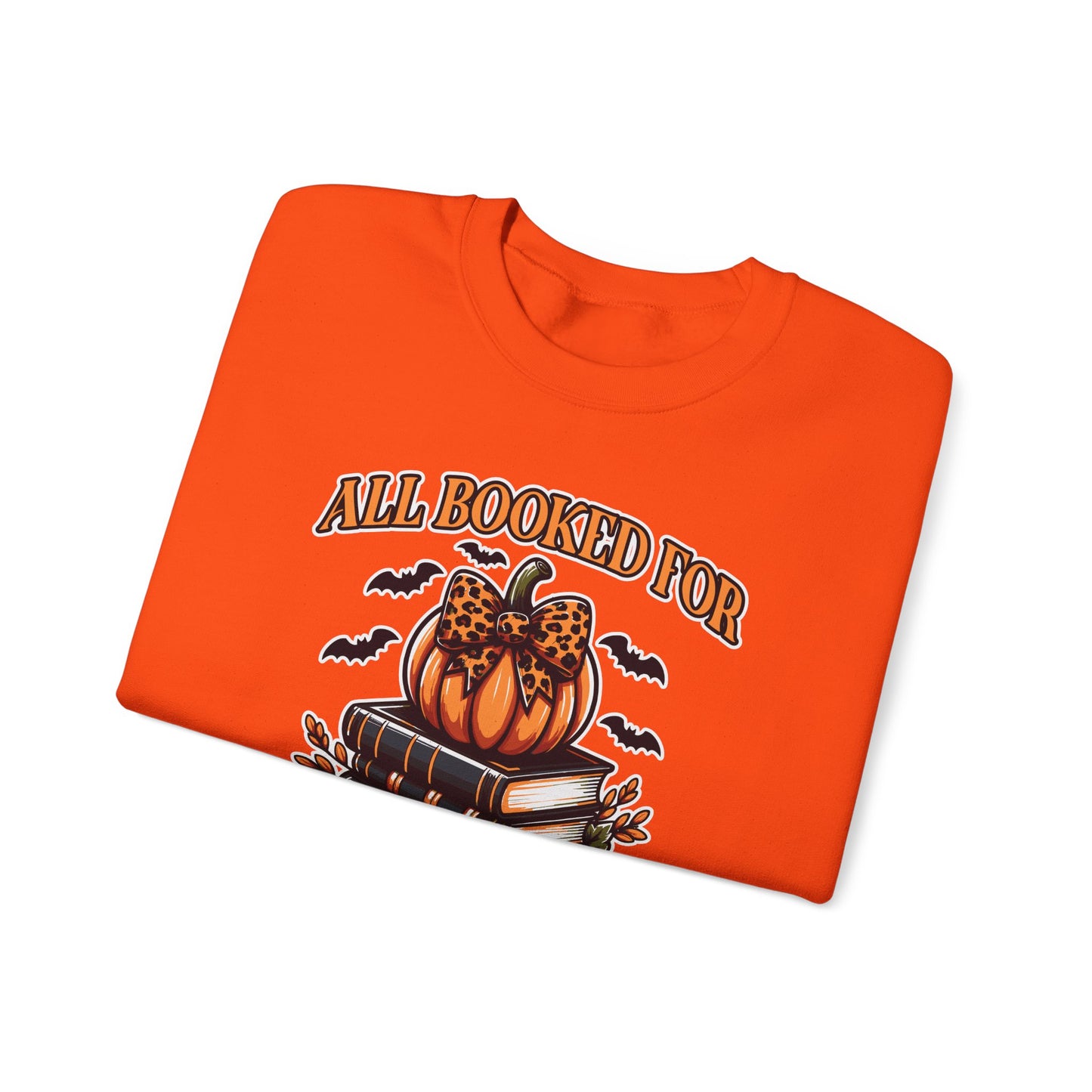 All Booked For Halloween Crewneck Sweatshirt