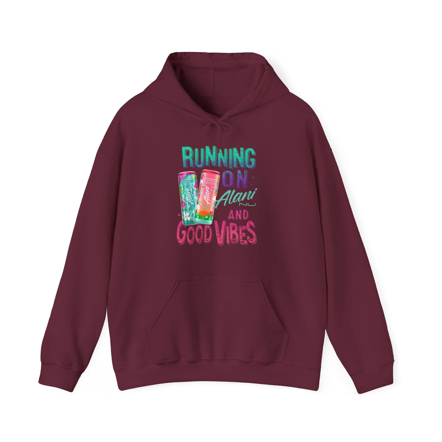 Running on Alani and Good Vibes Hoodie