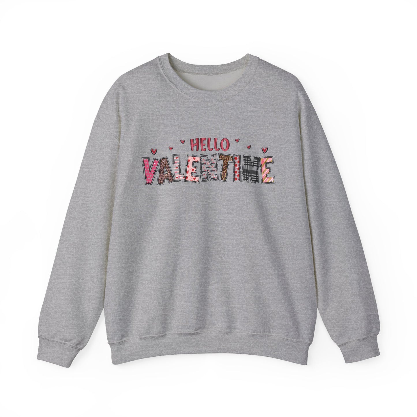 Valentine "Hello Valentine" Crewneck Sweatshirt