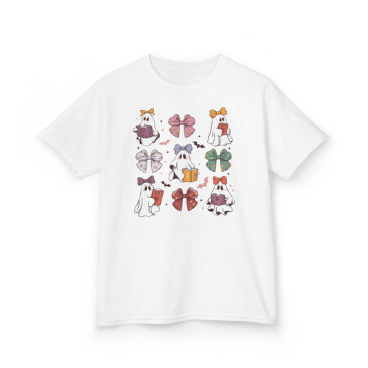 Ghosts & Books Kids Tee