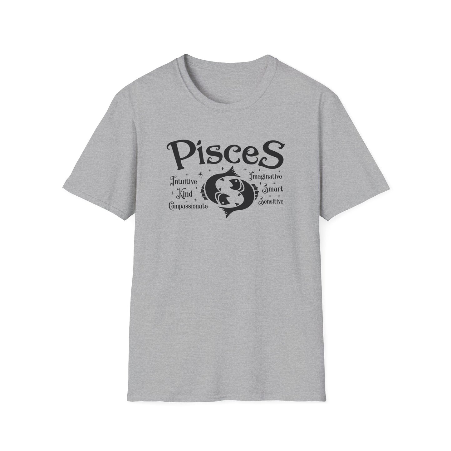 Pisces Zodiac Unisex Softstyle T-Shirt