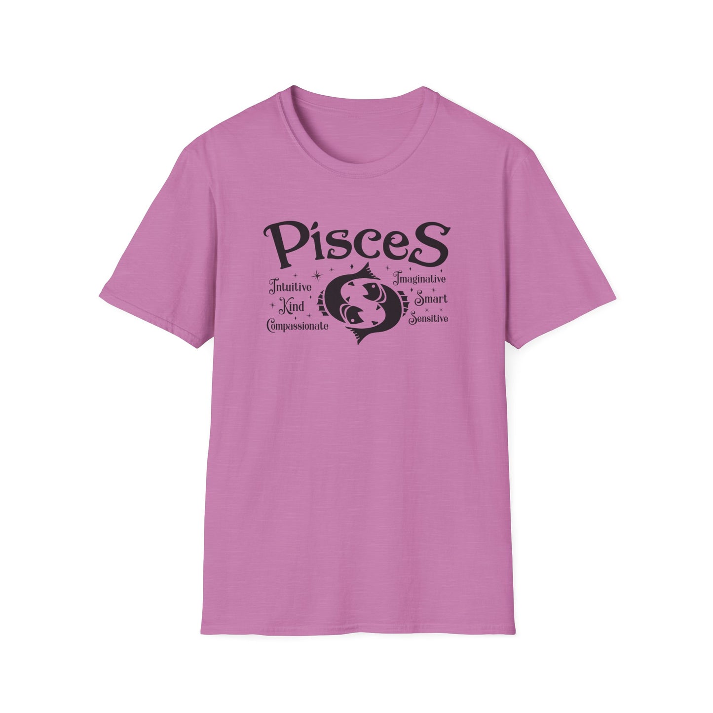 Pisces Zodiac Unisex Softstyle T-Shirt