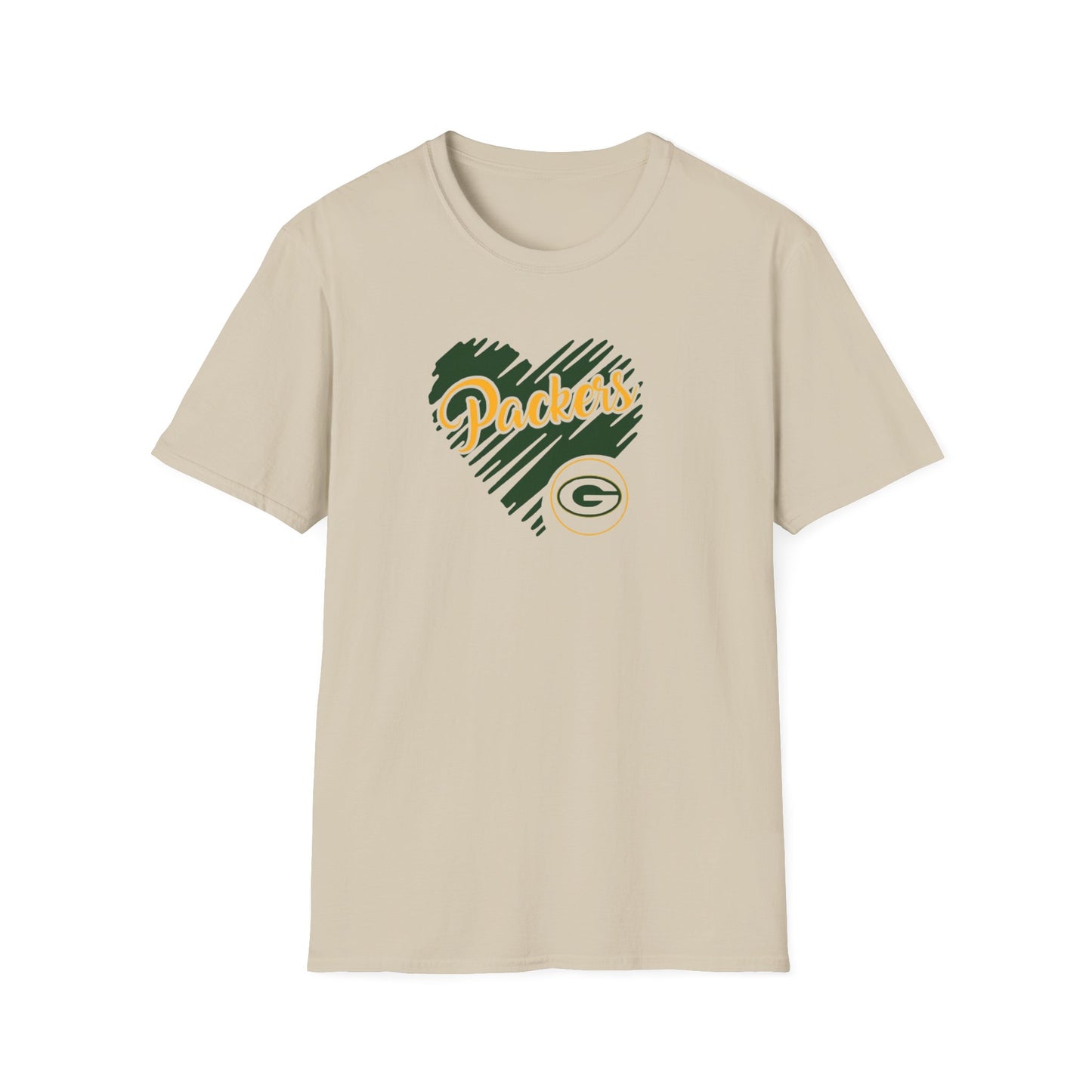 Green Bay Packers Heart Unisex T-Shirt