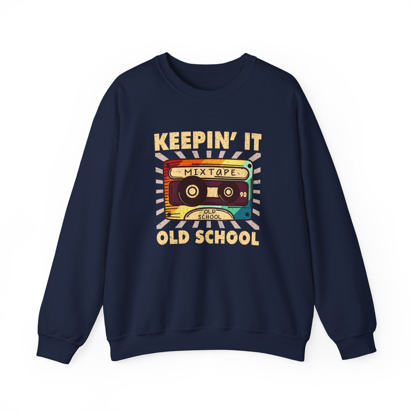 Retro Mixtape Crewneck Sweatshirt