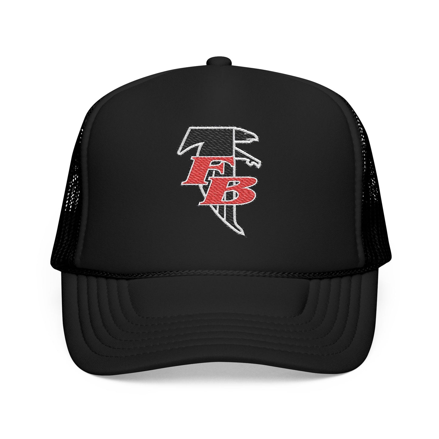 Embroidery Foam Trucker Hat, Sporty Casual Cap, Gift for Dad, Summer Style Hat, Outdoor Adventure Gear, Team Spirit Merchandise