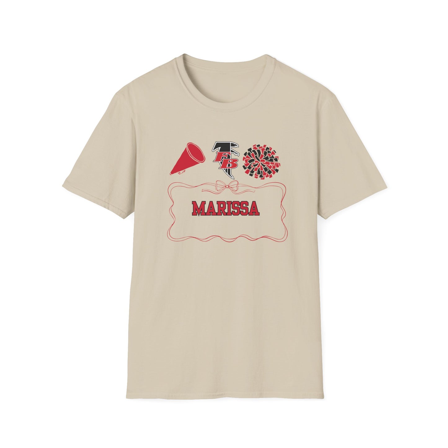 Personalized FB Cheerleading Unisex T-Shirt