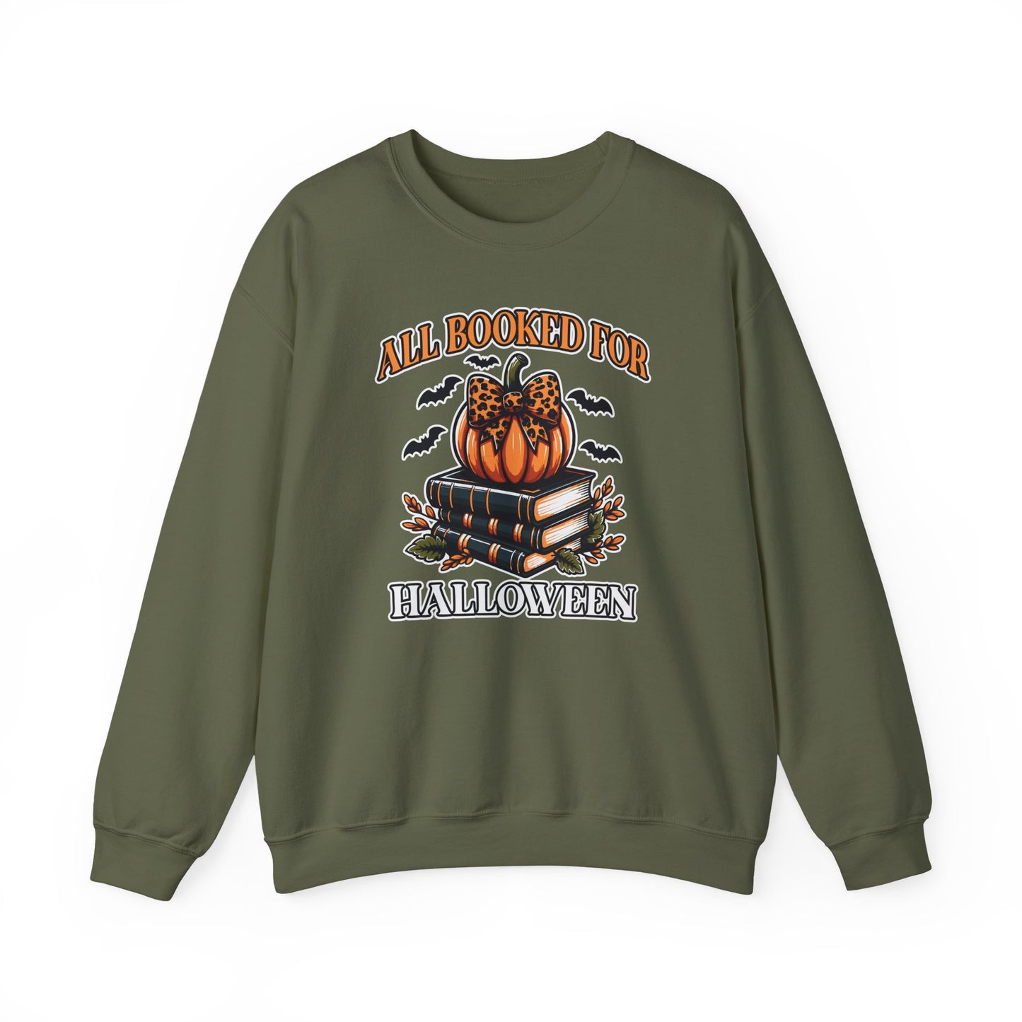 All Booked For Halloween Crewneck Sweatshirt