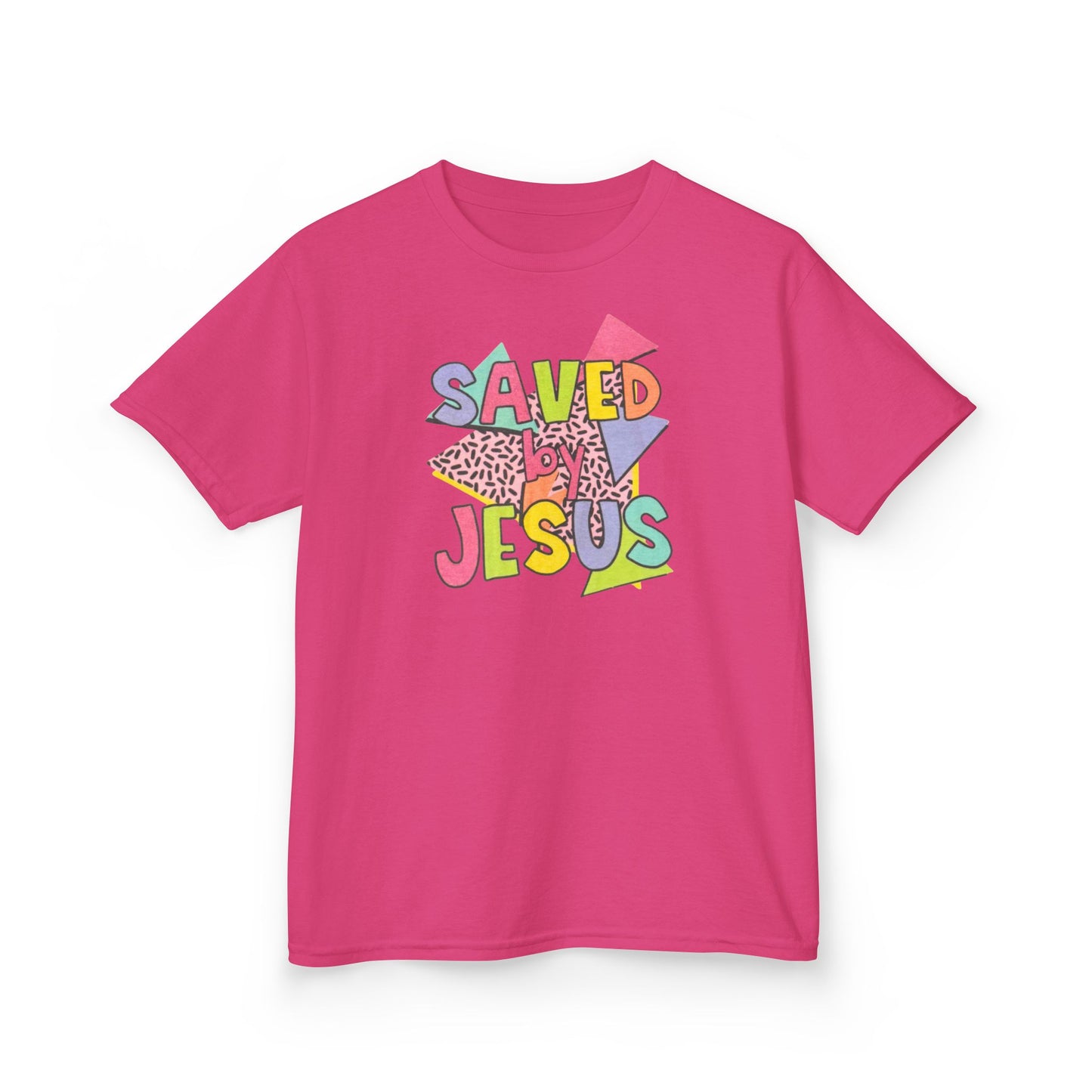 Retro Saved by Jesus Kids Tee