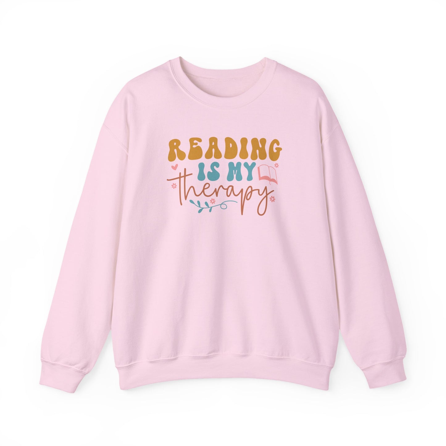 Reading Is My Therapy Crewneck Sweatshirt