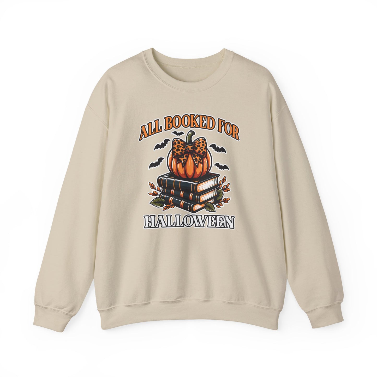 All Booked For Halloween Crewneck Sweatshirt