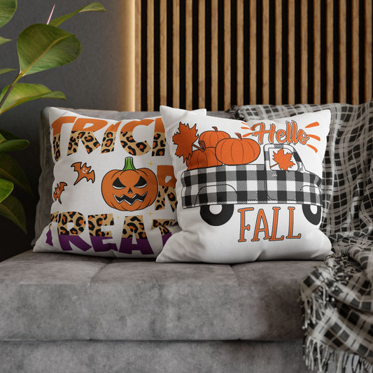 Double Sided Fall/Halloween Decorative Pillowcase