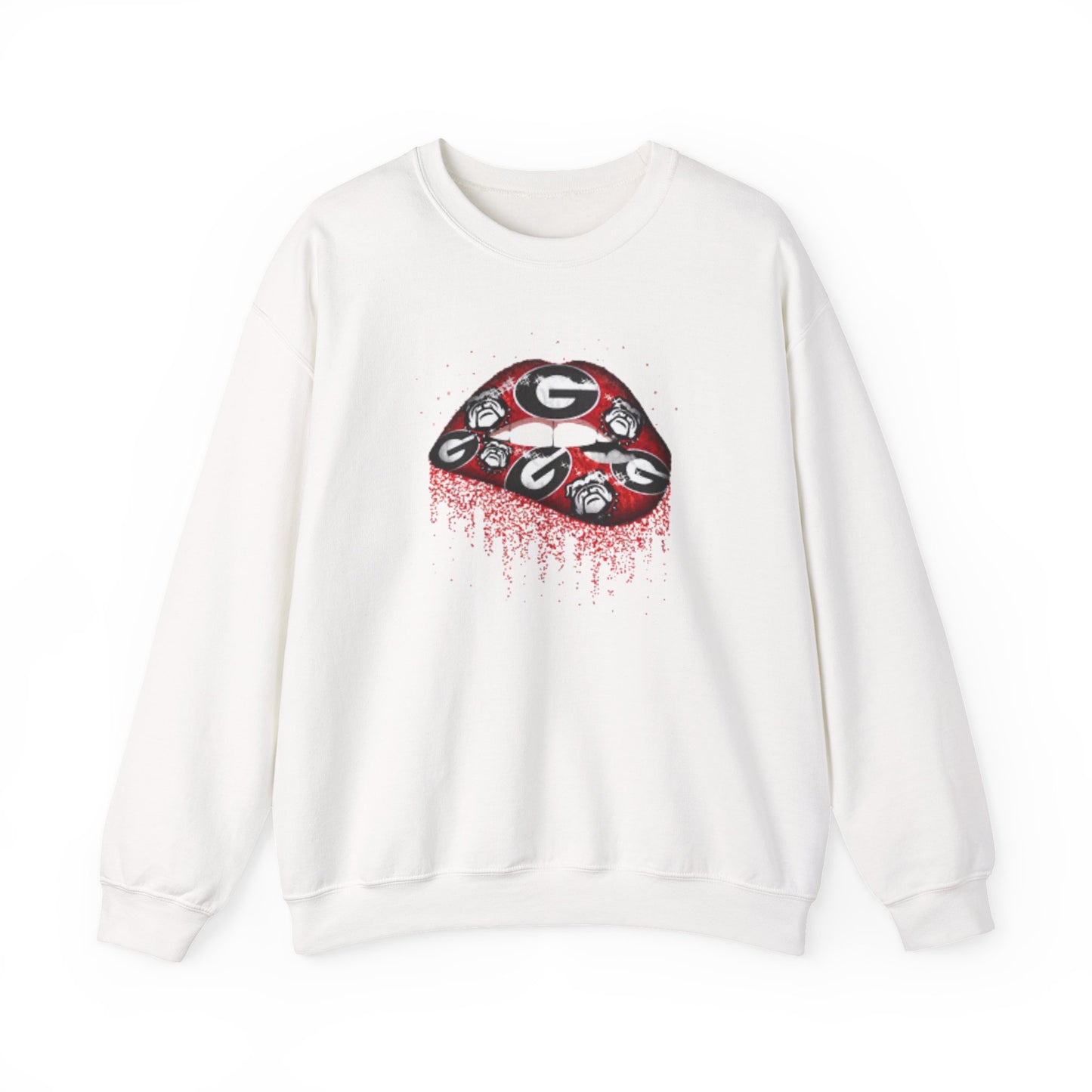 Georgia Bulldogs Glitter Kiss Unisex Sweatshirt