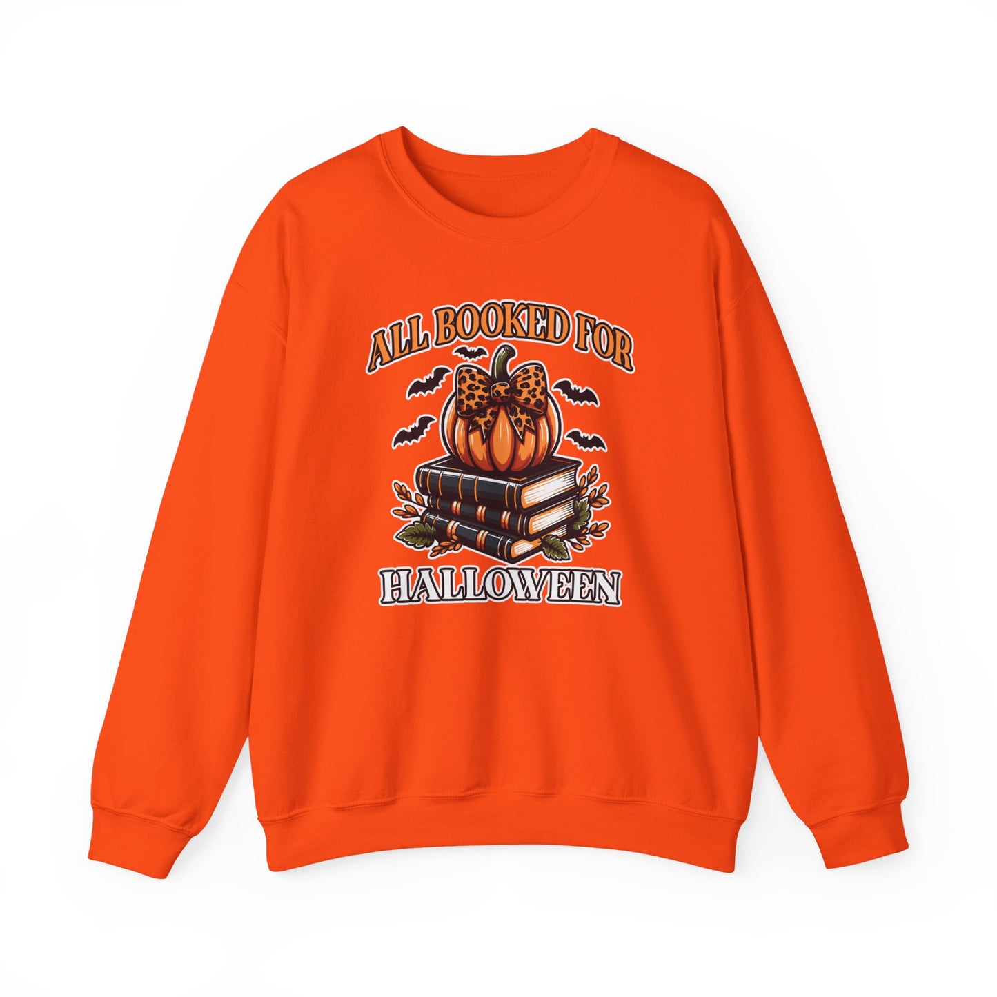 All Booked For Halloween Crewneck Sweatshirt