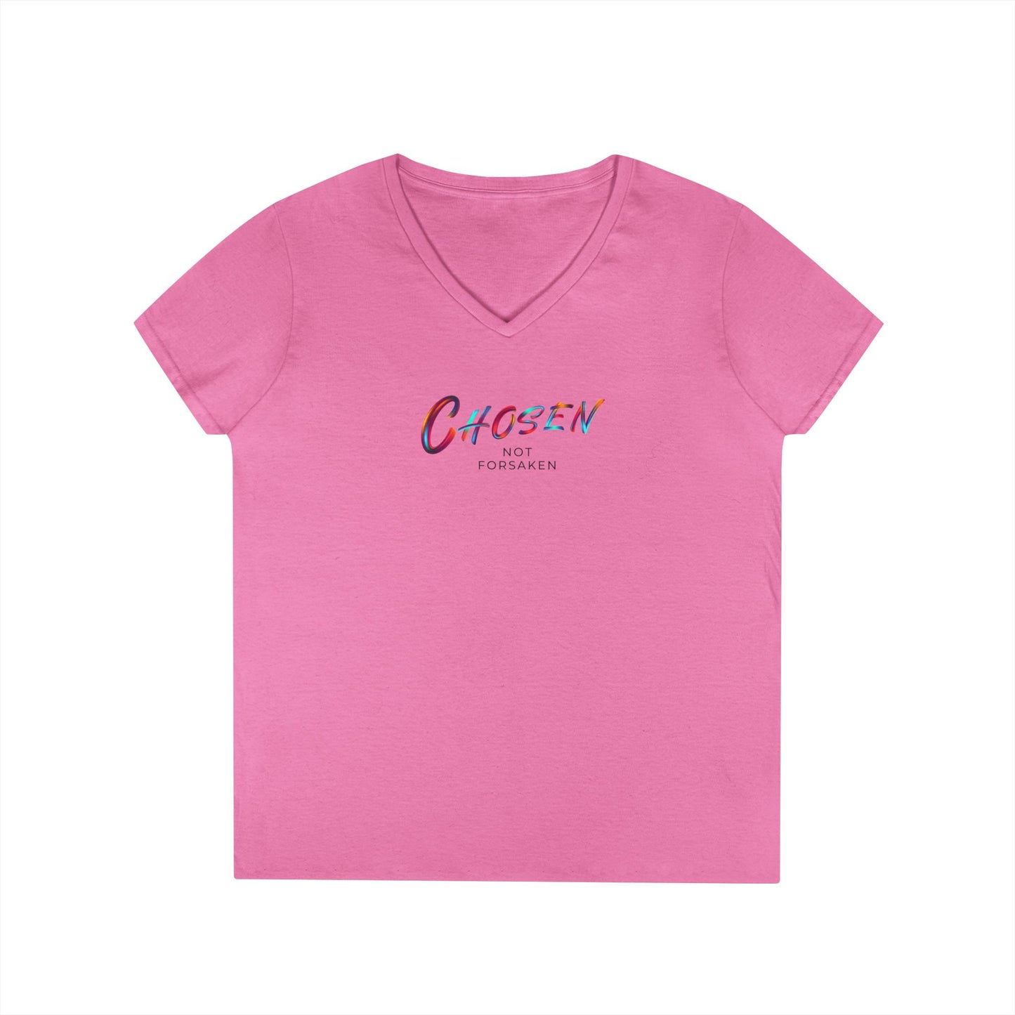 Chosen, Not Forsaken Ladies' V-Neck T-Shirt