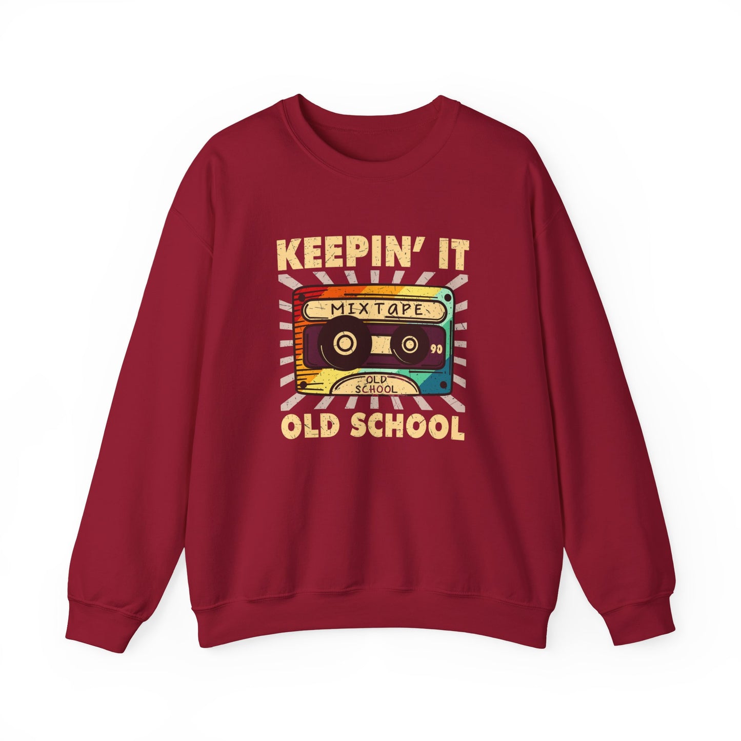 Retro Mixtape Crewneck Sweatshirt