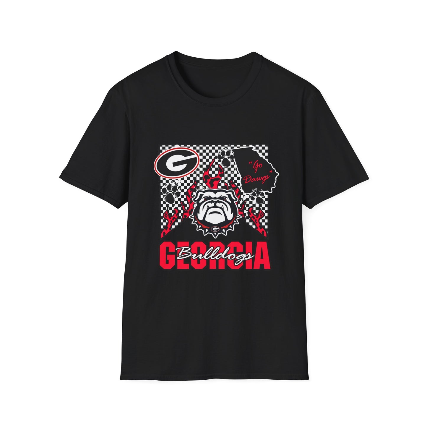 Georgia Bulldogs Unisex Softstyle T-Shirt