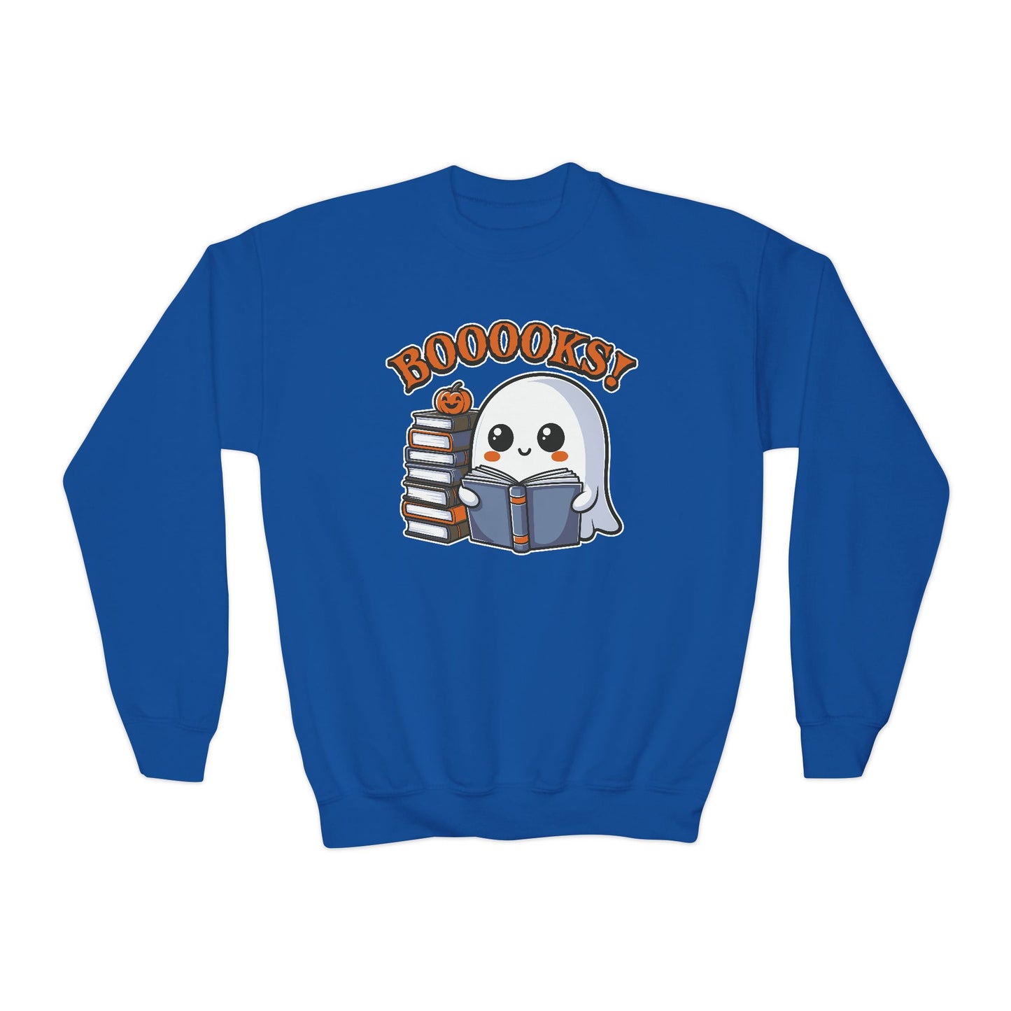 BOOOKS!! Youth Crewneck Sweatshirt