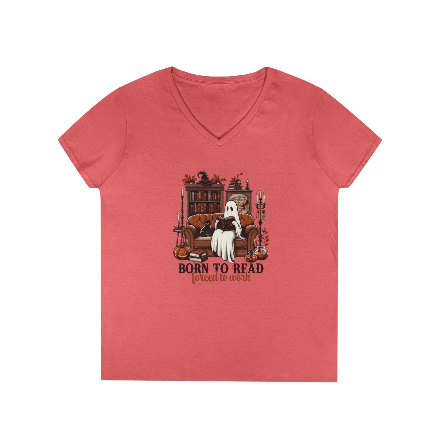 Forced to Work V-Neck T-Shirt