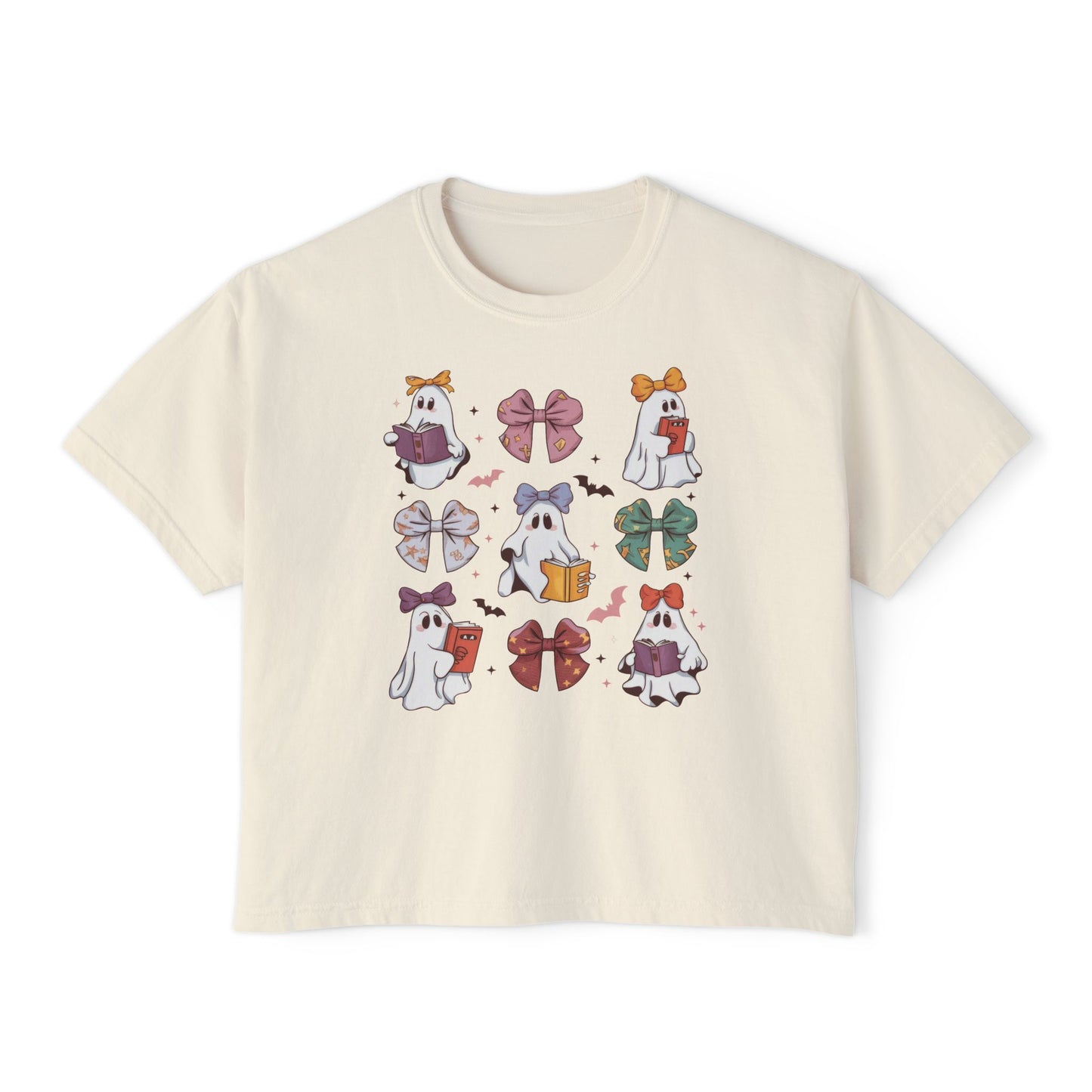 Ghosts & Books Women's Boxy Tee