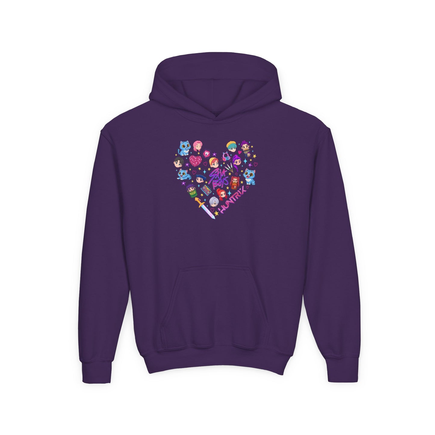 Youth Kpop Character Heart Hoodie