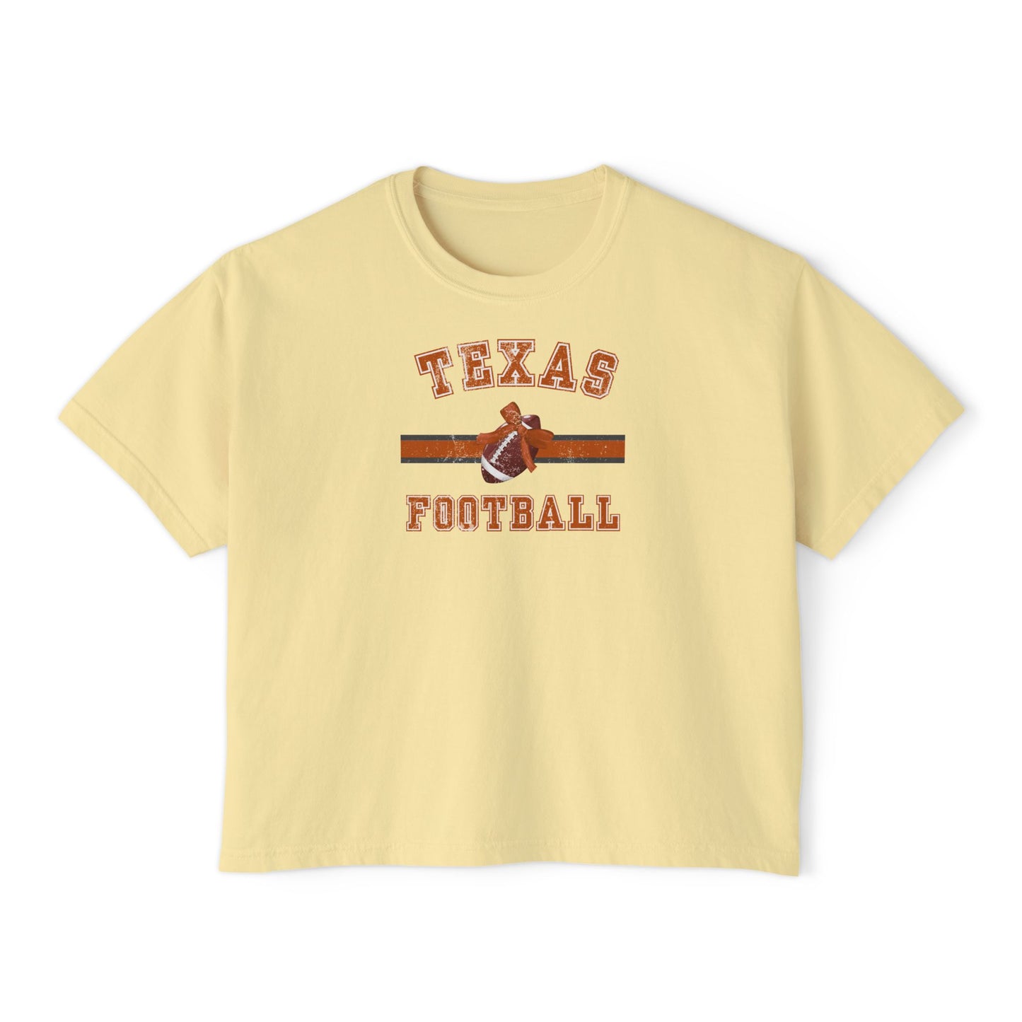 Texas Football Women's Boxy Tee