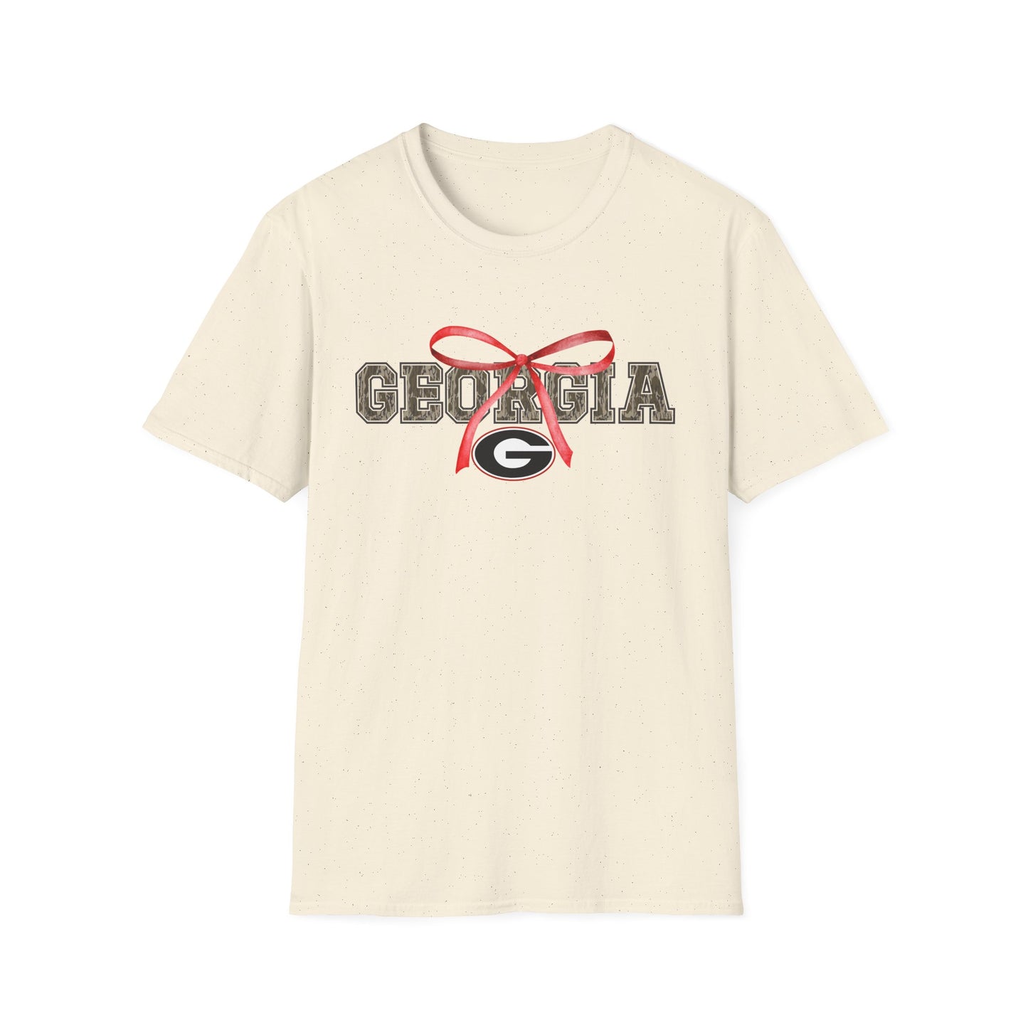 Camo Georgia with Bow T-Shirt