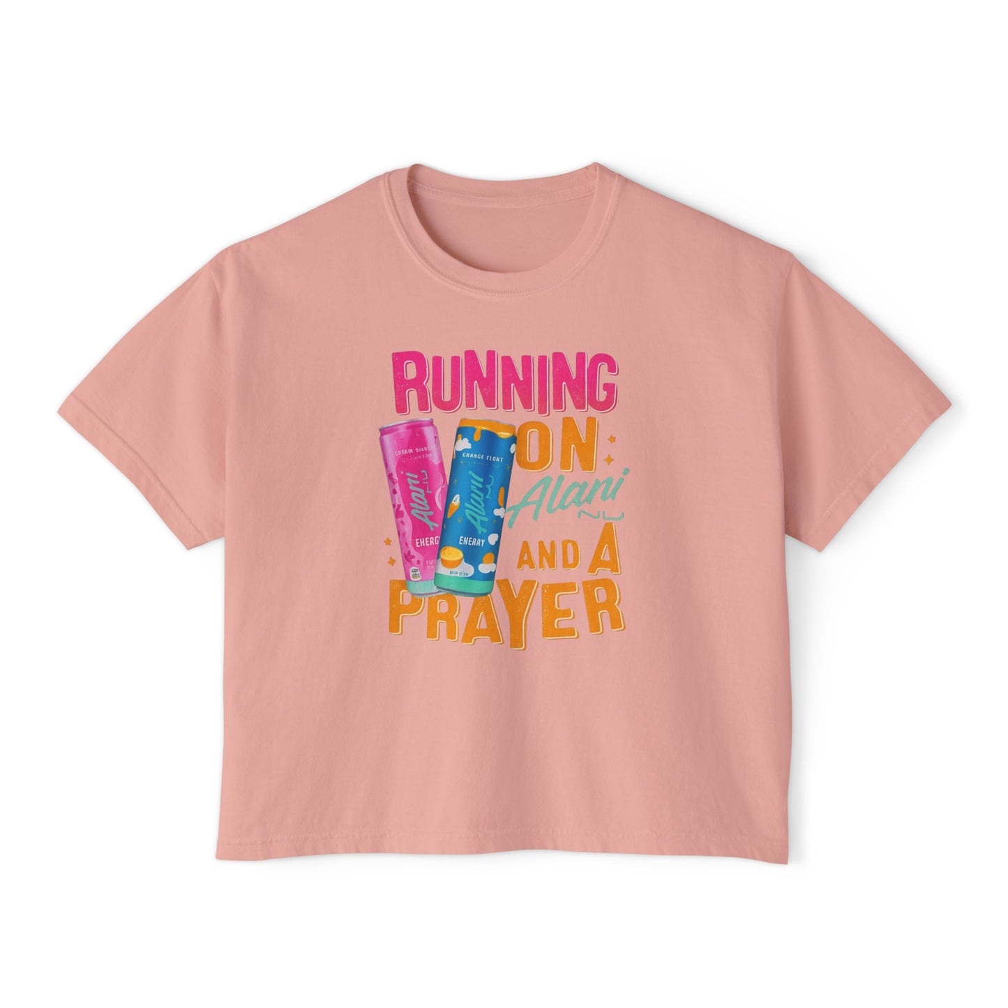 Running on Alani and a Prayer Women's Boxy Tee