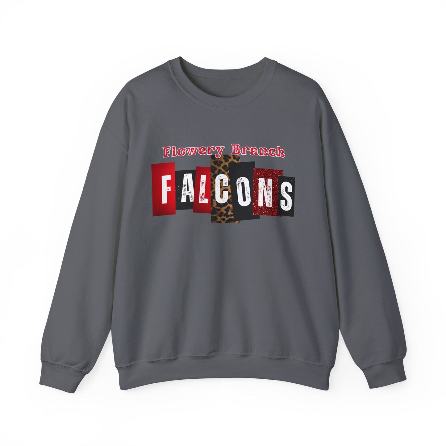 FB Falcons Block Letters Crewneck Sweatshirt
