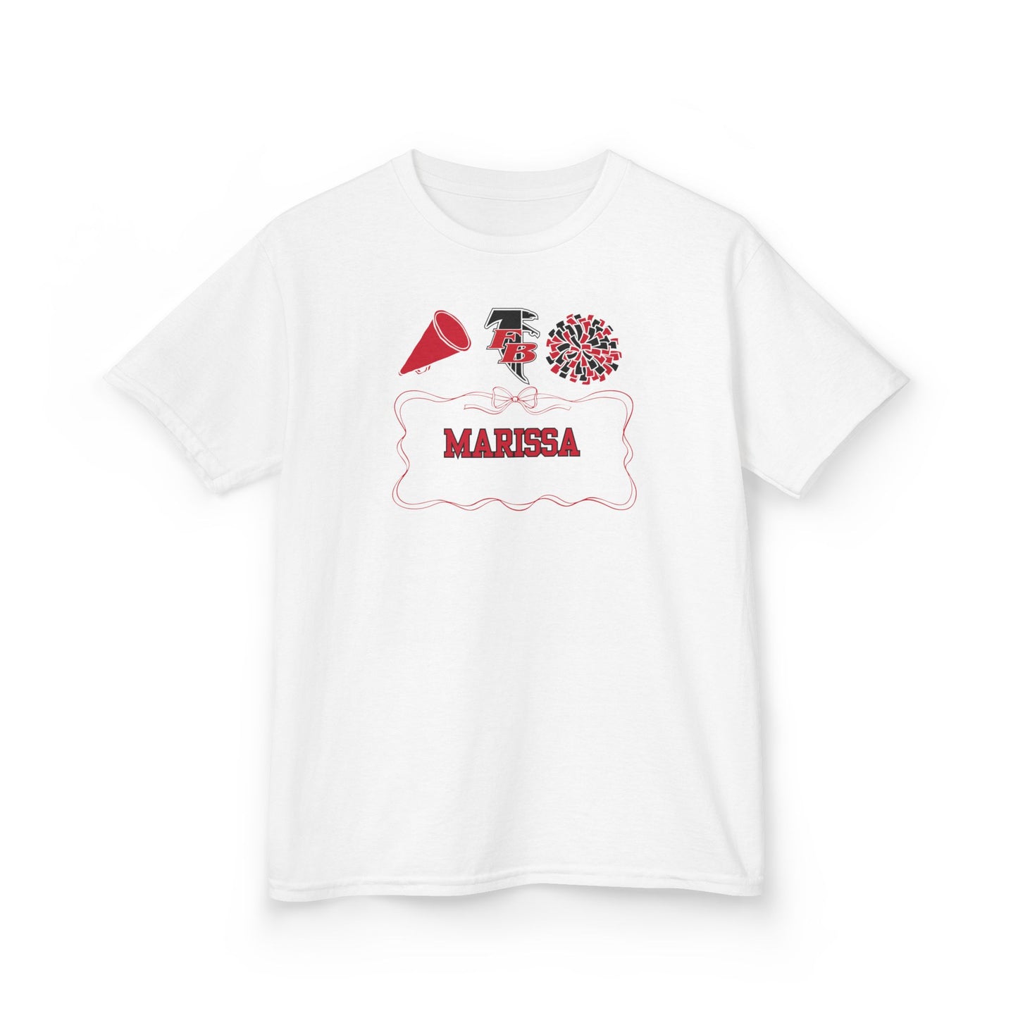 Personalized Kids FB Cheerleading Tee