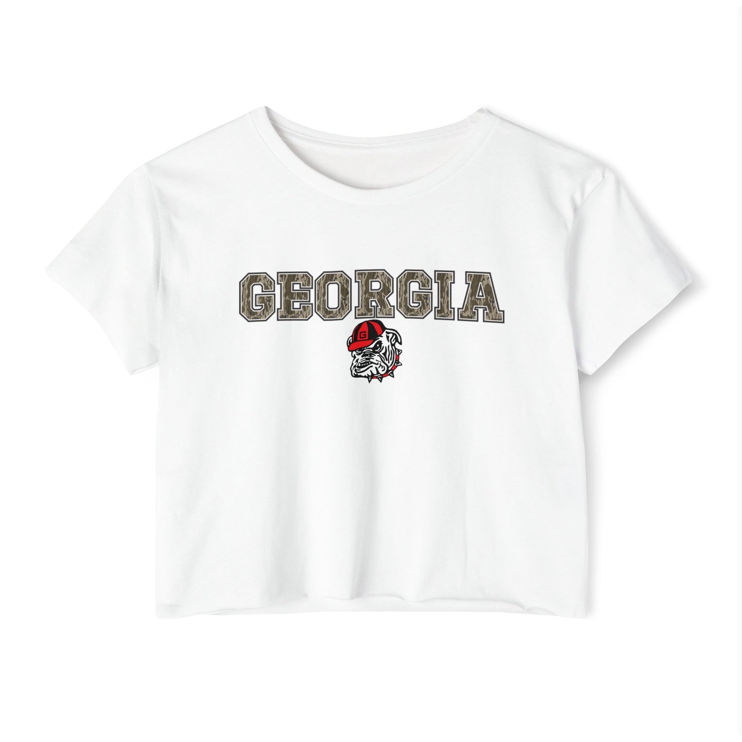 Camo Georgia Dog Crop Top